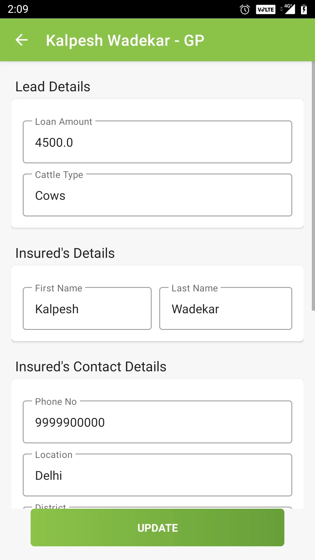 Tata AIG Livestock Insurance | Indus Appstore | Screenshot
