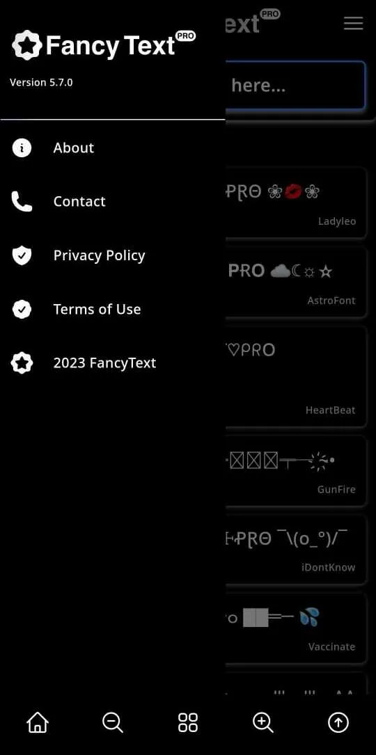 Stylish Font & Fancy Text Pro | Indus Appstore | Screenshot