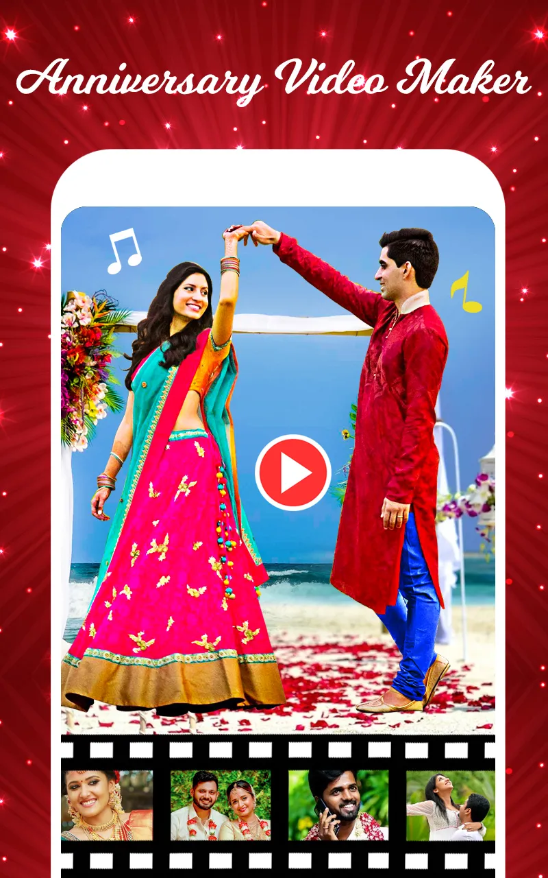 Anniversary video maker song | Indus Appstore | Screenshot