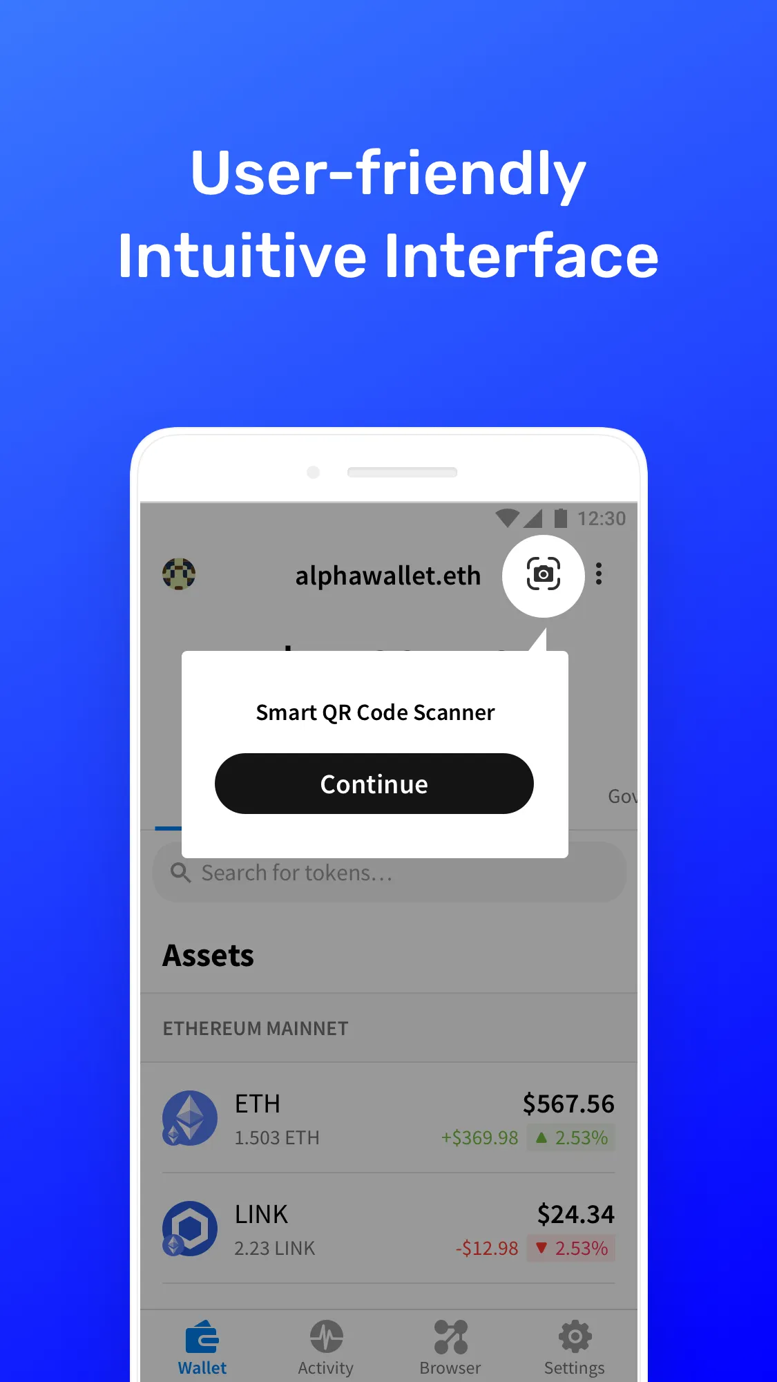 AlphaWallet - Ethereum Wallet | Indus Appstore | Screenshot