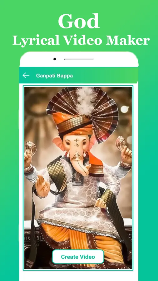 God Lyrical Video Status Maker | Indus Appstore | Screenshot