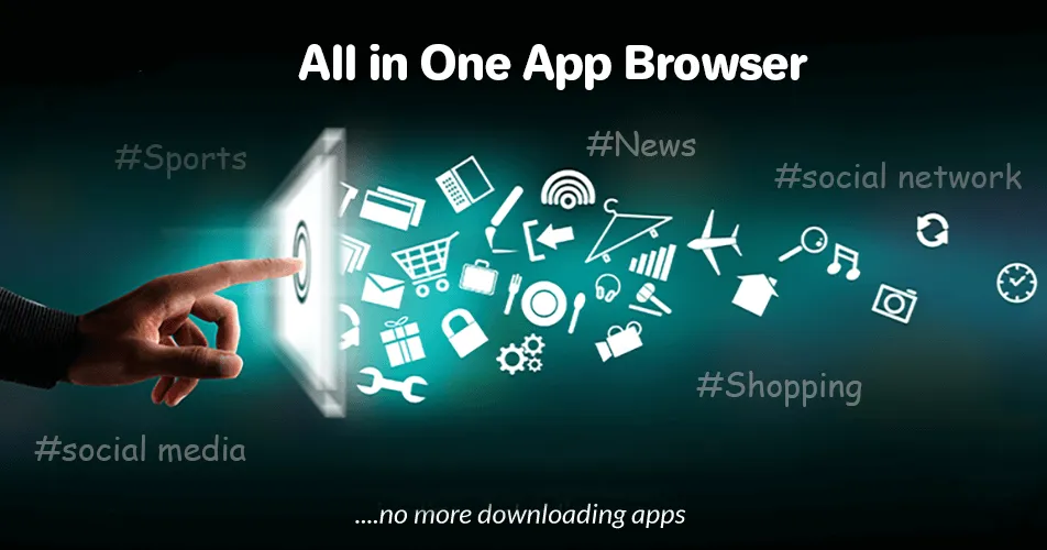 All in One App-social Browser | Indus Appstore | Screenshot