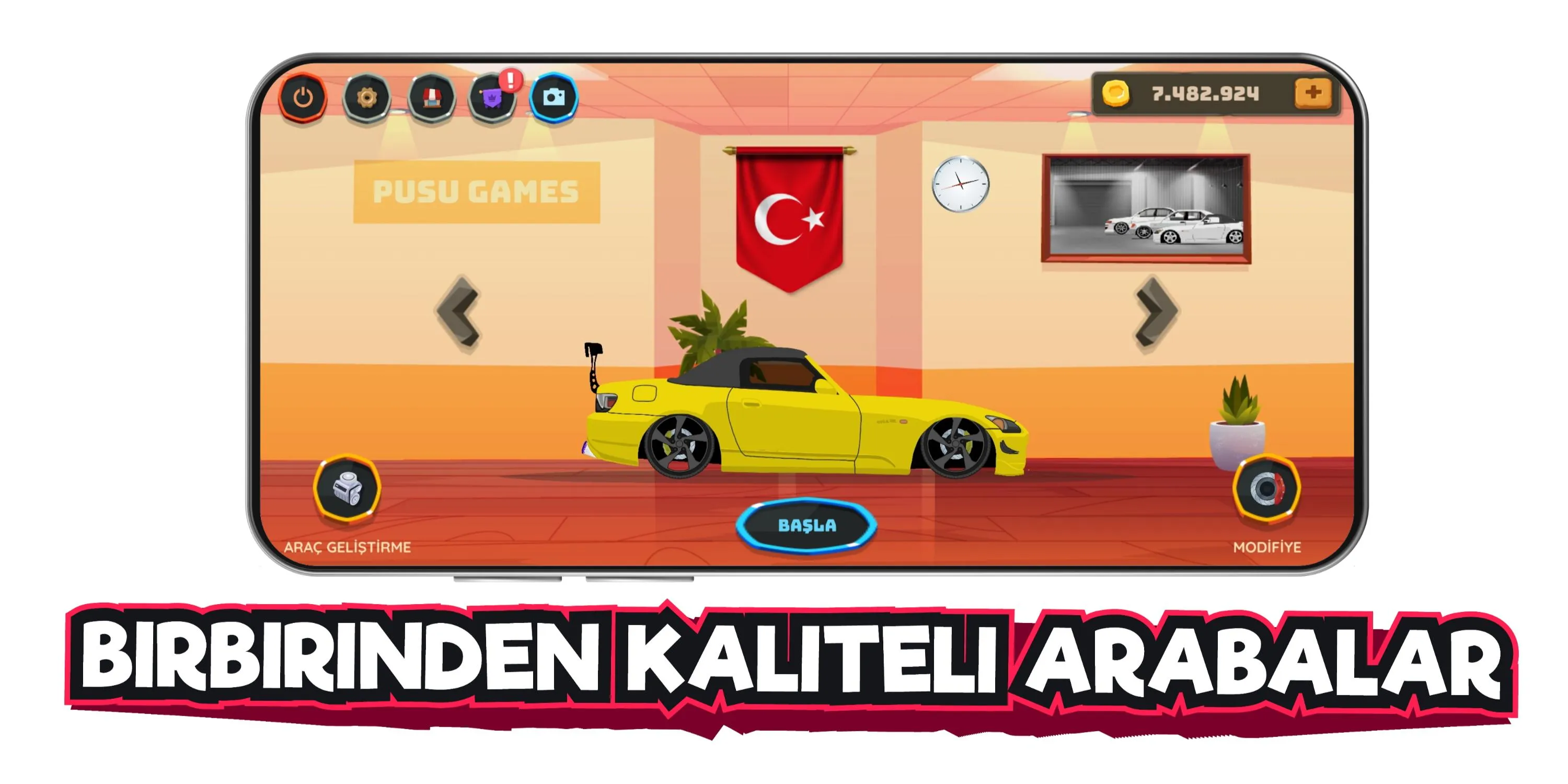 2d Car Series Tuning Game | Indus Appstore | Screenshot