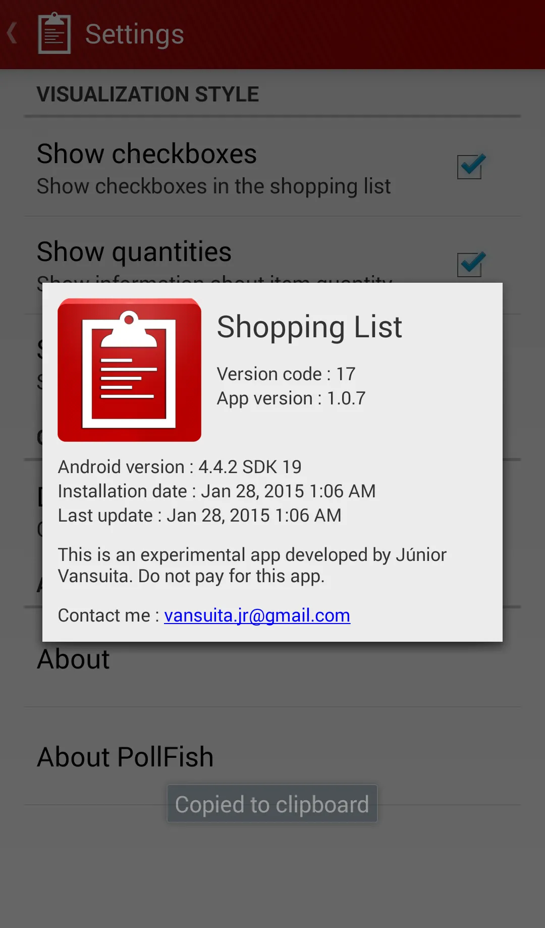 Shopping List | Indus Appstore | Screenshot