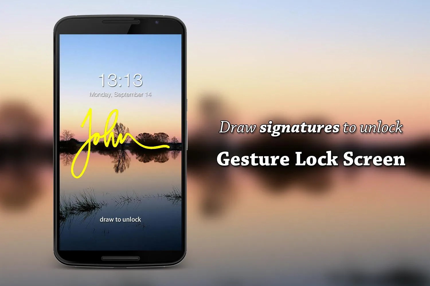 Gesture Lock Screen | Indus Appstore | Screenshot