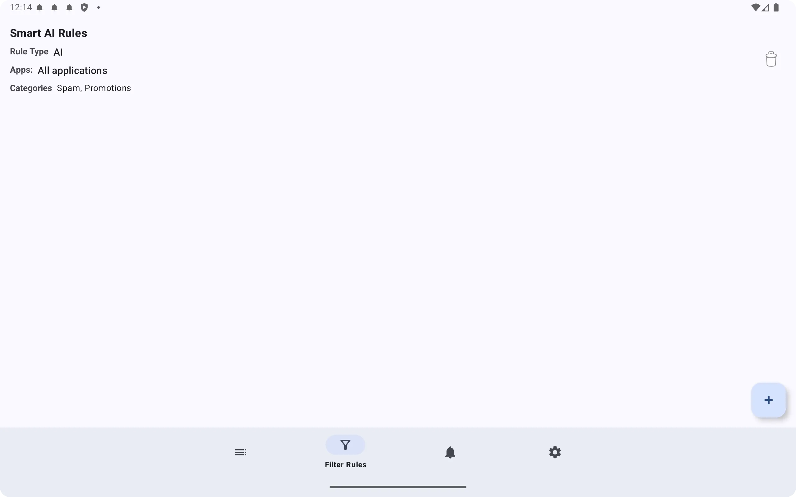 Notifiltr Notification History | Indus Appstore | Screenshot