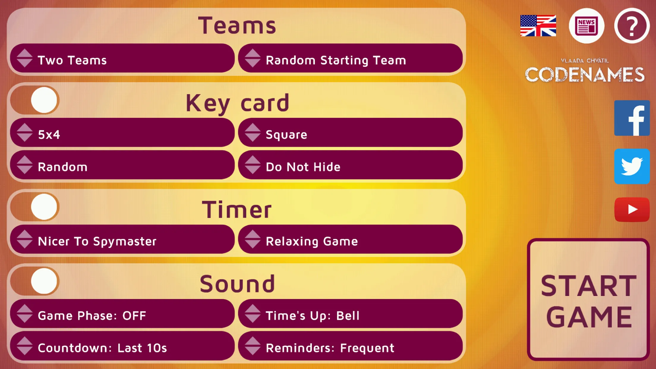 Codenames Gadget | Indus Appstore | Screenshot