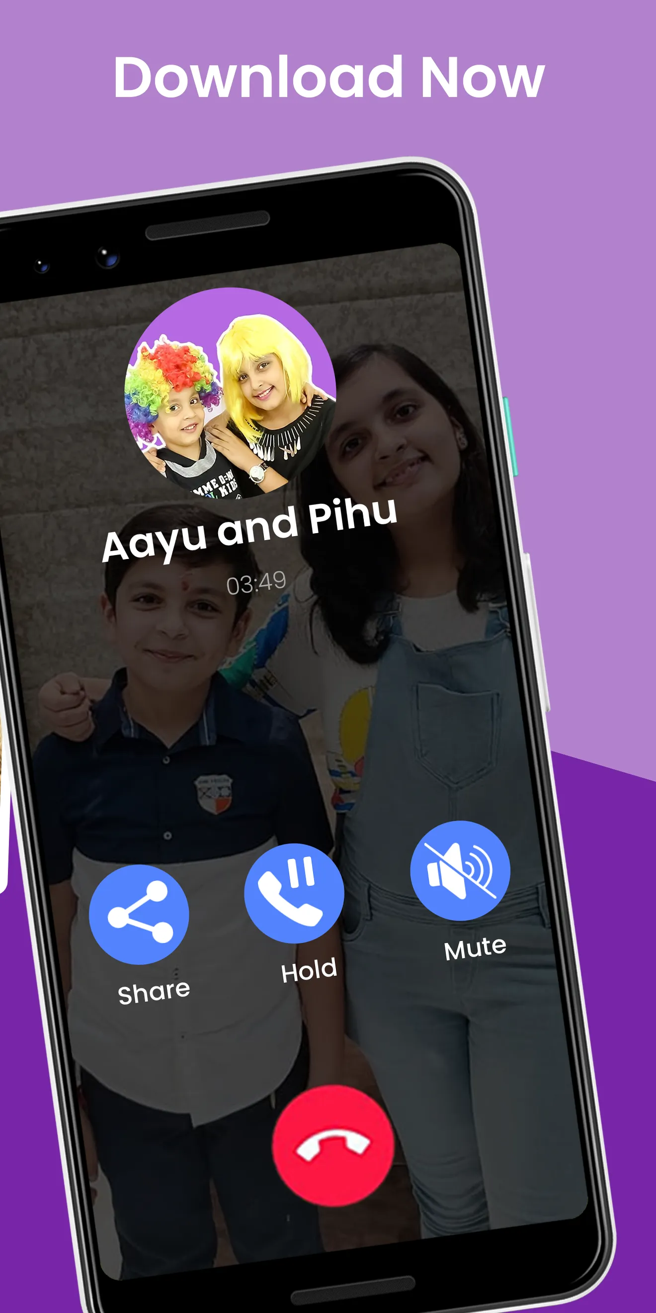 Aayu and Pihu fake Call & Chat | Indus Appstore | Screenshot