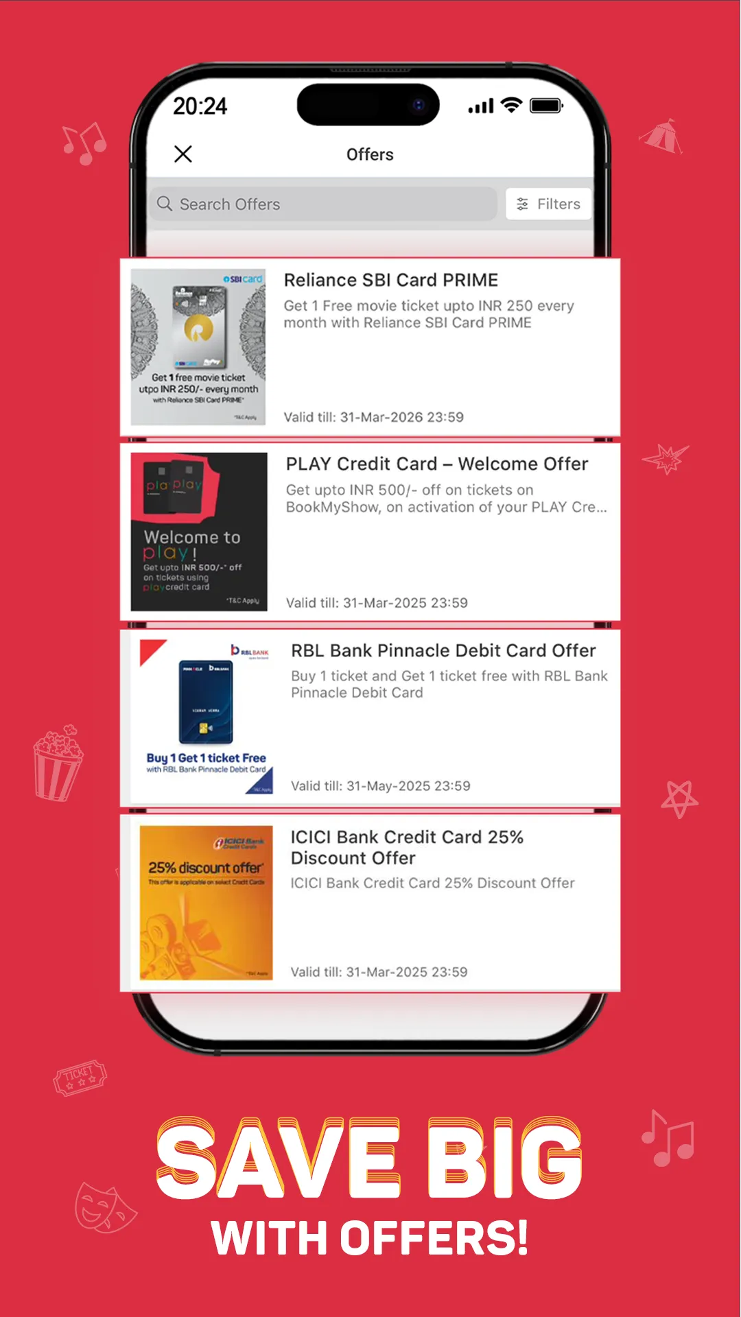BookMyShow | Movies & Events | Indus Appstore | Screenshot