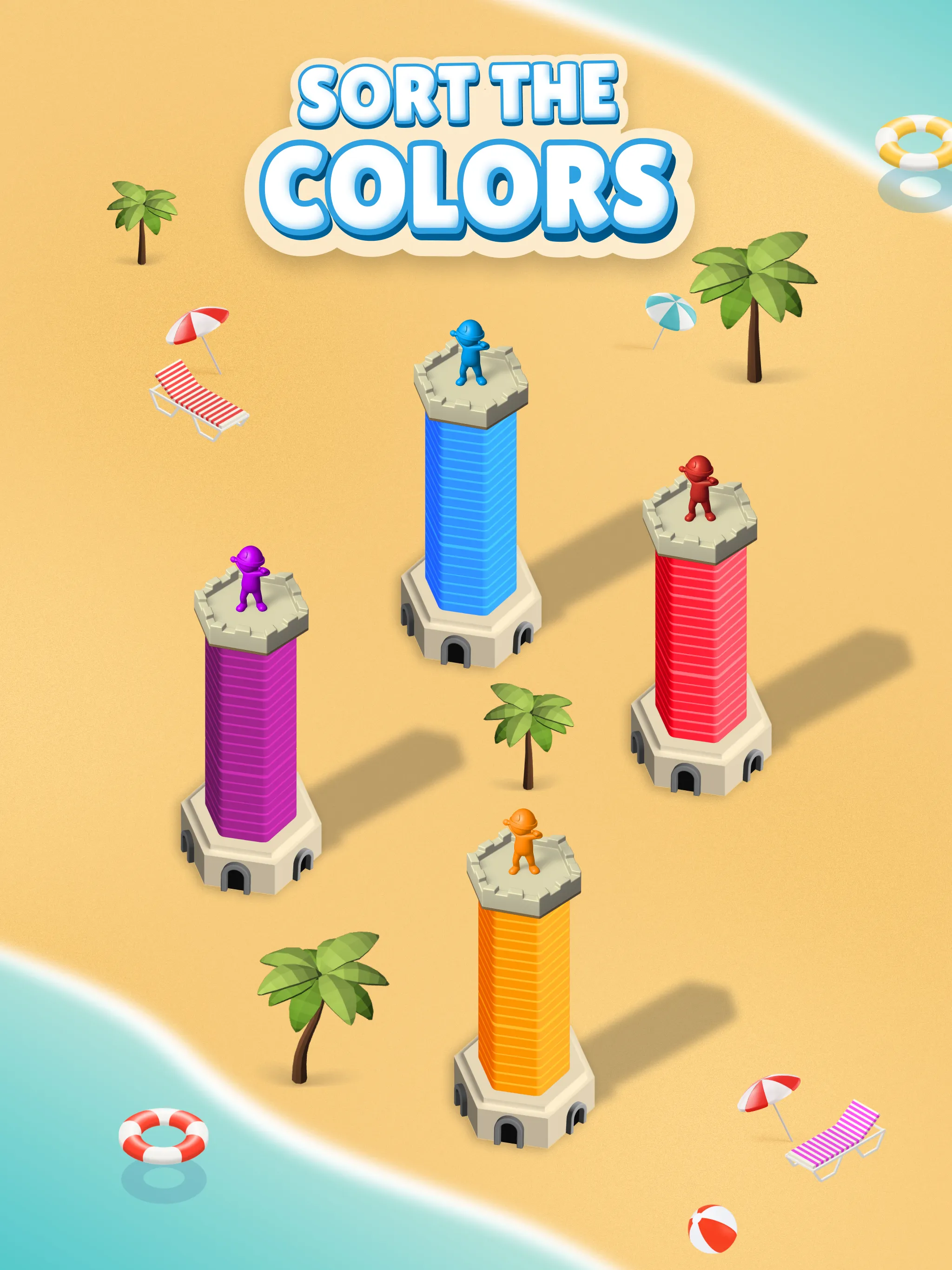 Tower Sort 3D: Hexa Puzzle | Indus Appstore | Screenshot