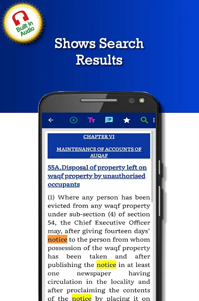 Waqf Act 1995 | Indus Appstore | Screenshot
