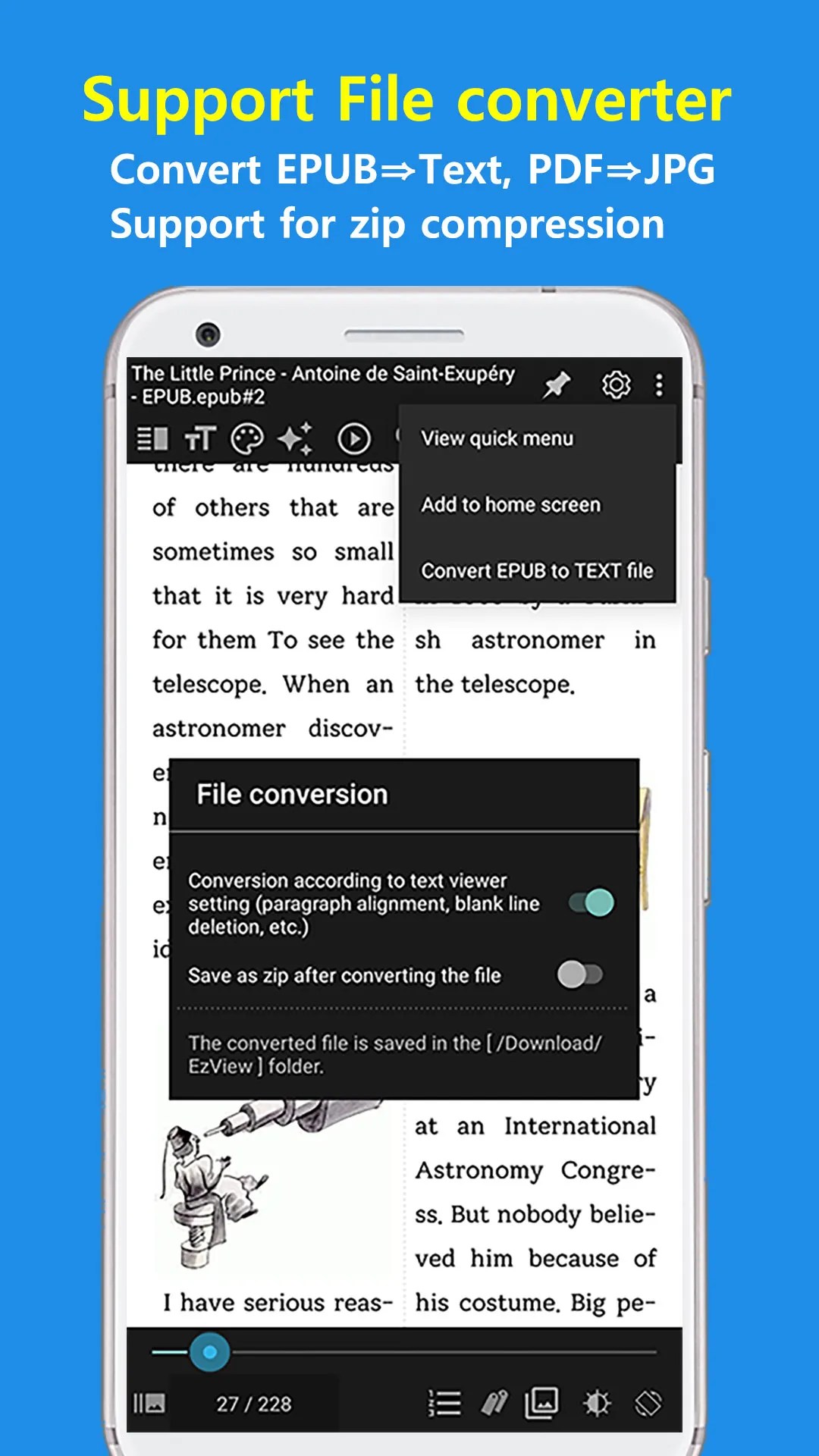 EasyViewer-epub,Comic,Text,PDF | Indus Appstore | Screenshot