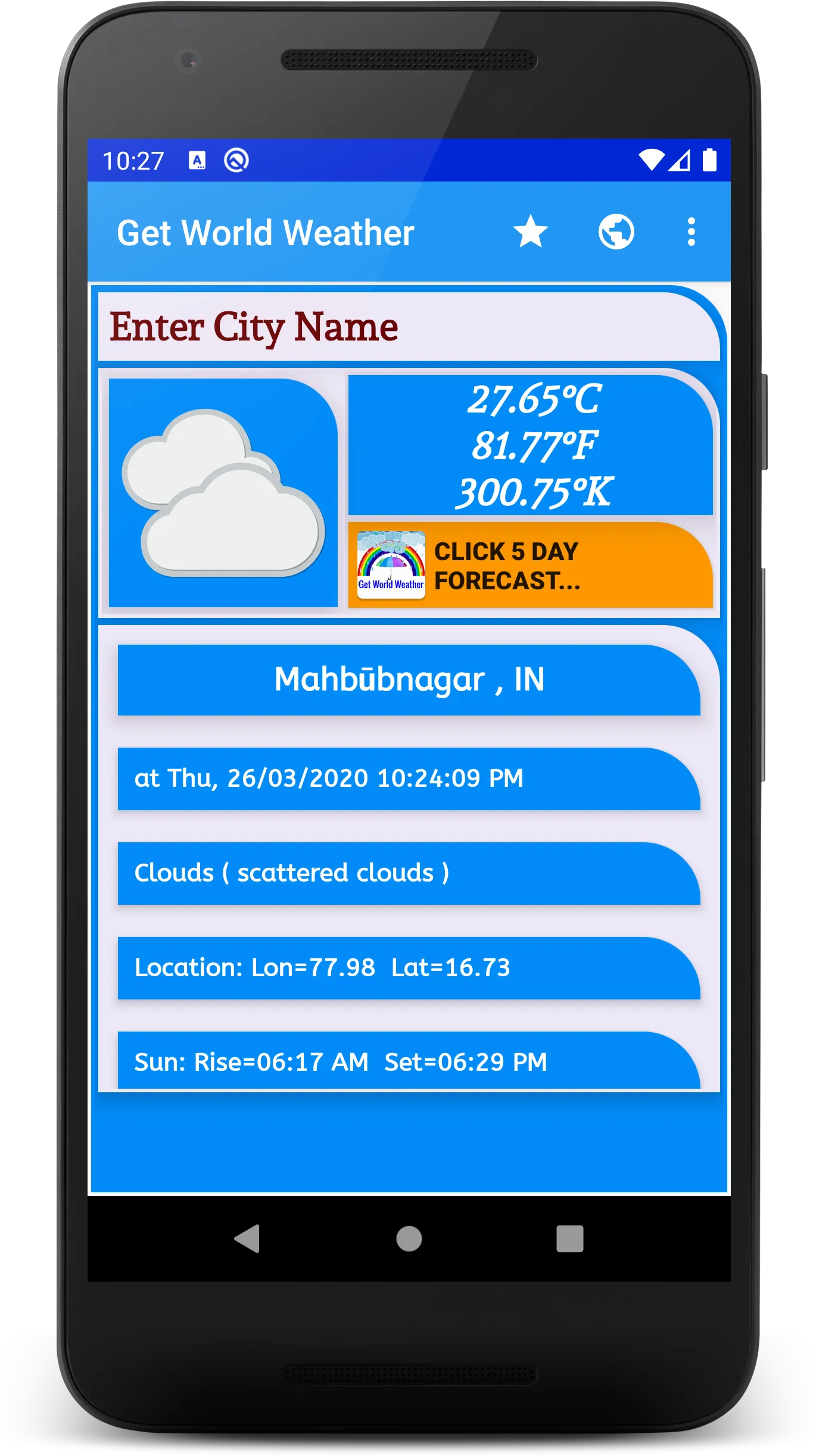 Get World Weather | Indus Appstore | Screenshot