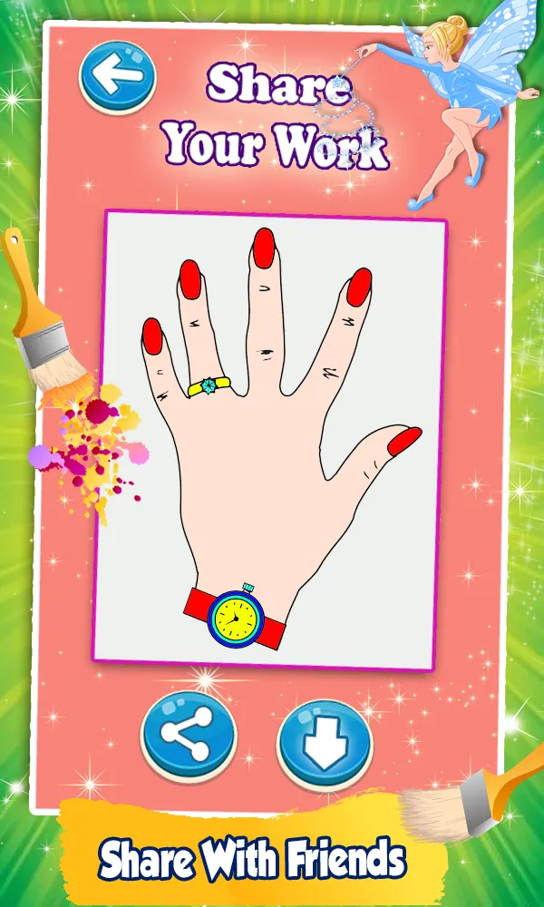 Nail Drawing & Coloring Pages | Indus Appstore | Screenshot