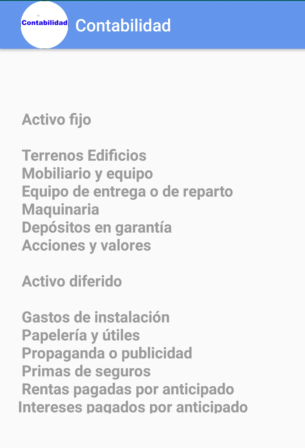 Contabilidad | Indus Appstore | Screenshot