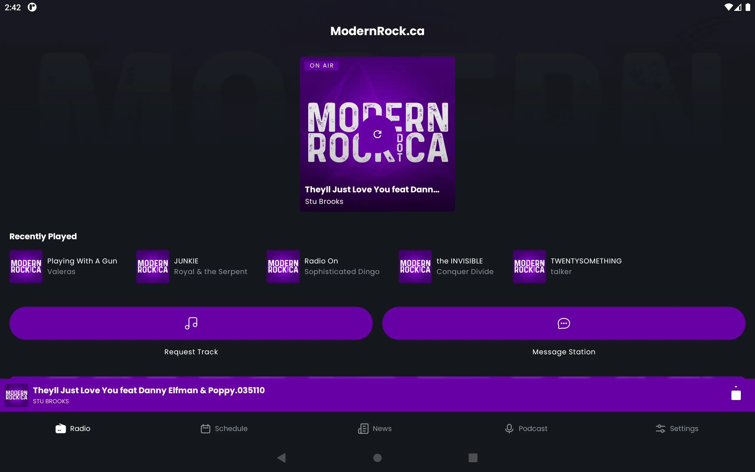 ModernRock.ca | Indus Appstore | Screenshot