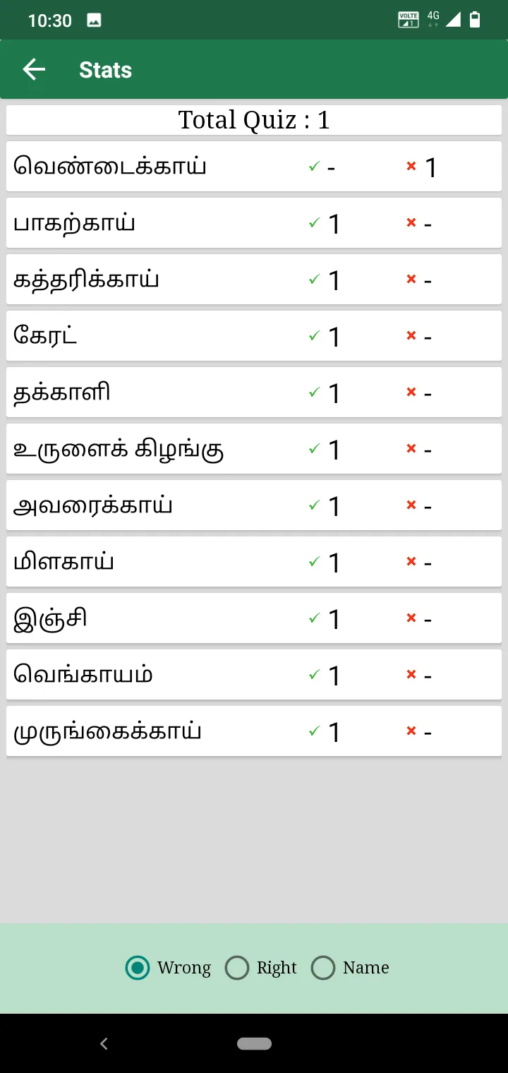 Fruits and Vegetables in Tamil | Indus Appstore | Screenshot