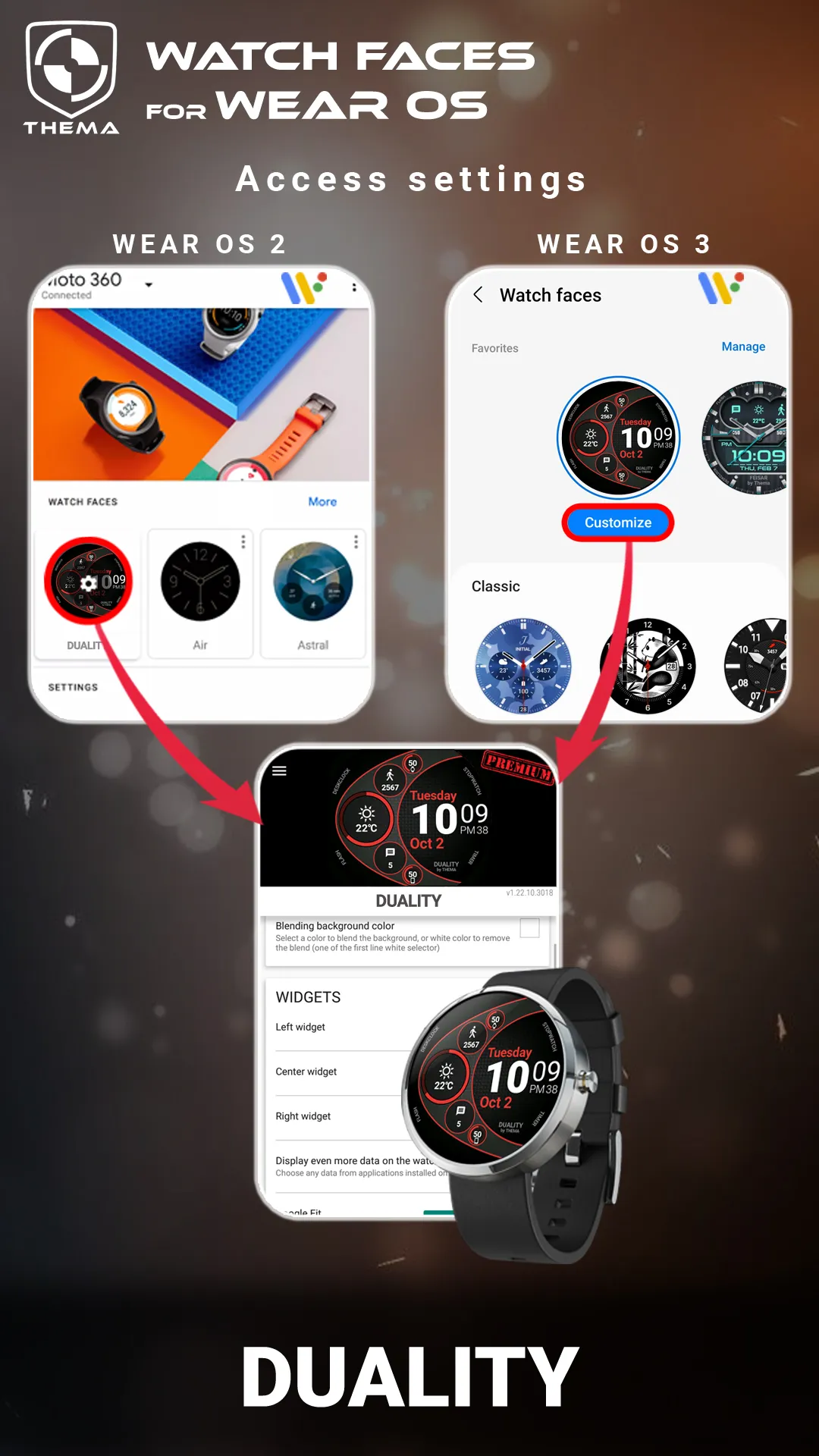 Duality Watch Face | Indus Appstore | Screenshot