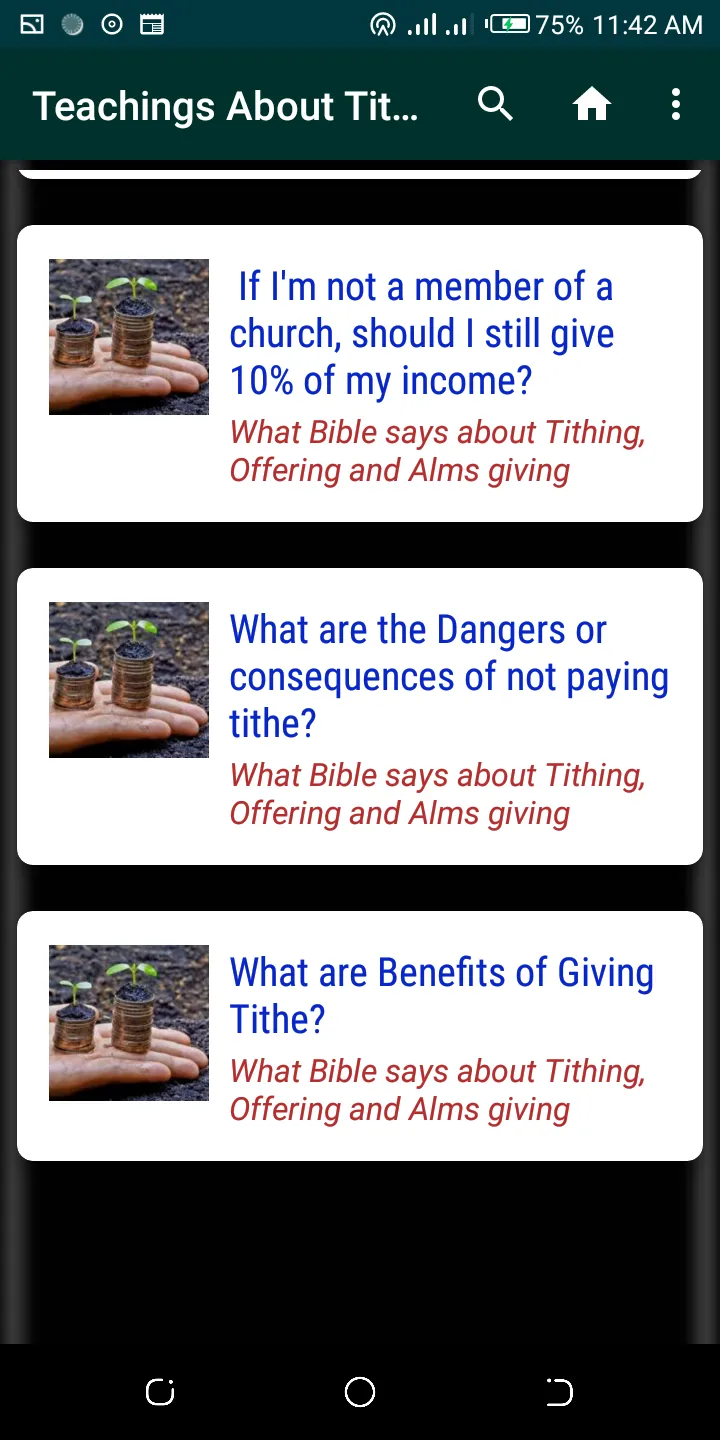 Tithe Teachings | Indus Appstore | Screenshot