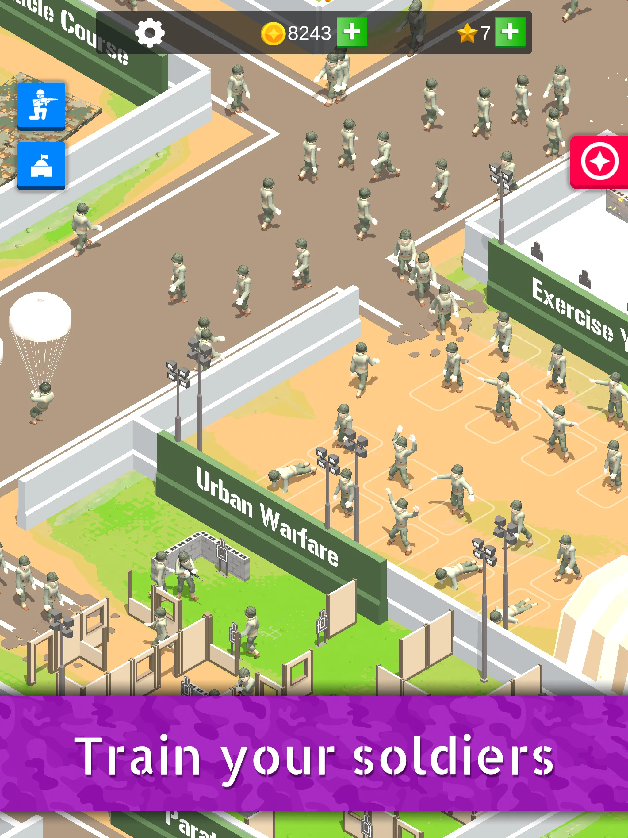 Idle Army Base: Tycoon Game | Indus Appstore | Screenshot