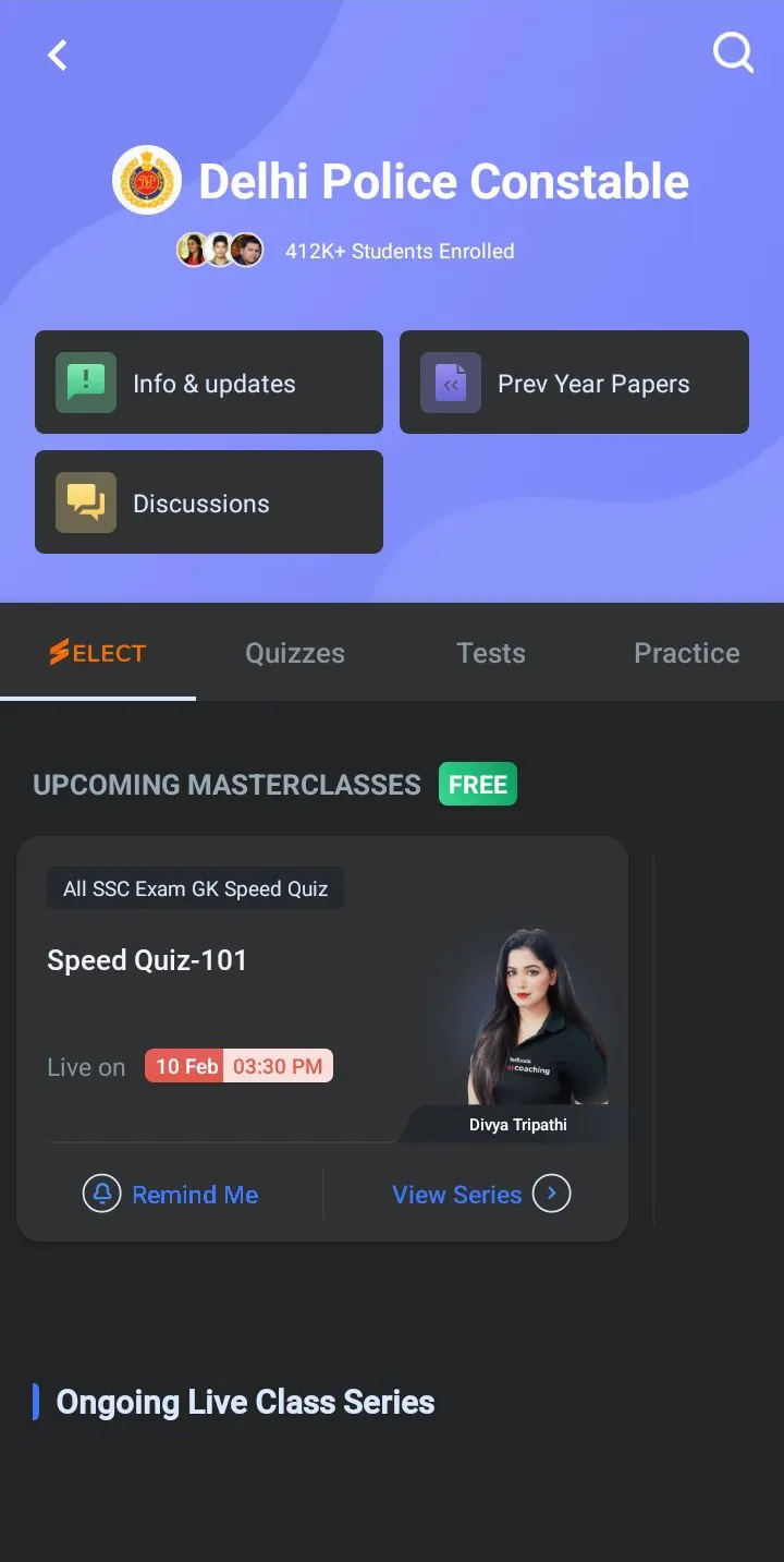 Delhi Police Constable Prep | Indus Appstore | Screenshot