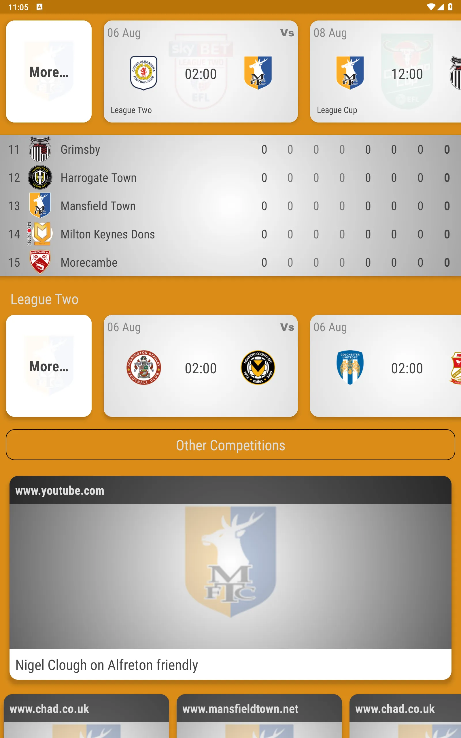 Mansfield Town Fan App | Indus Appstore | Screenshot