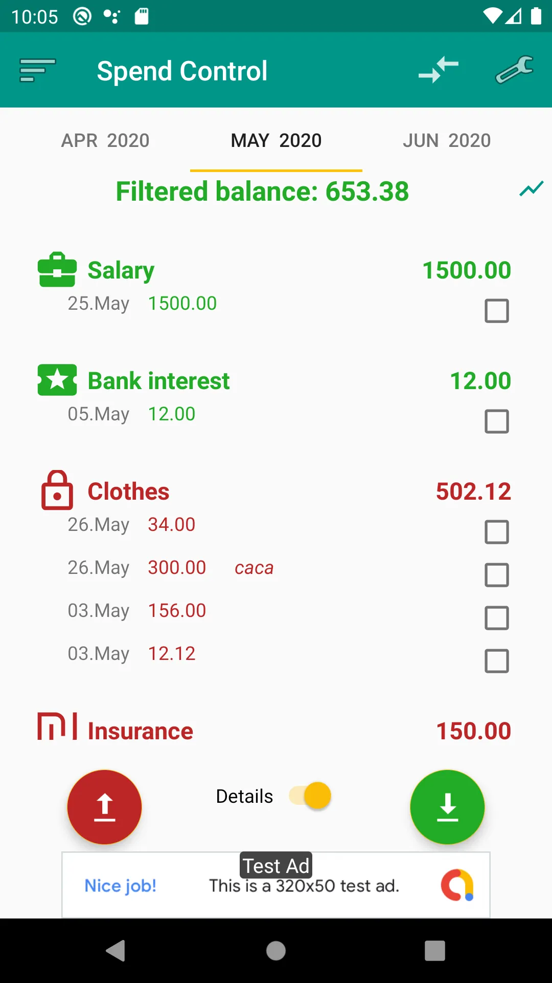 SpendControl Manage your money | Indus Appstore | Screenshot