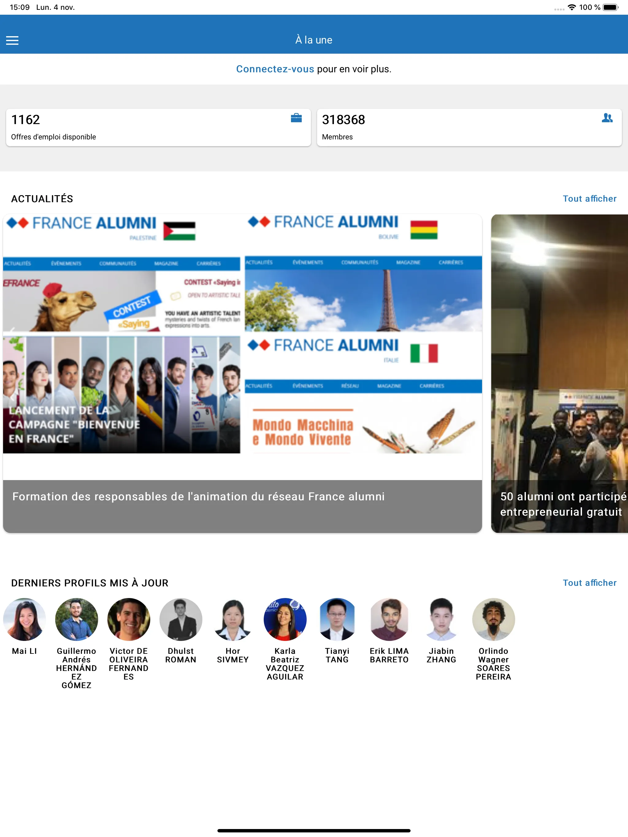 France Alumni | Indus Appstore | Screenshot