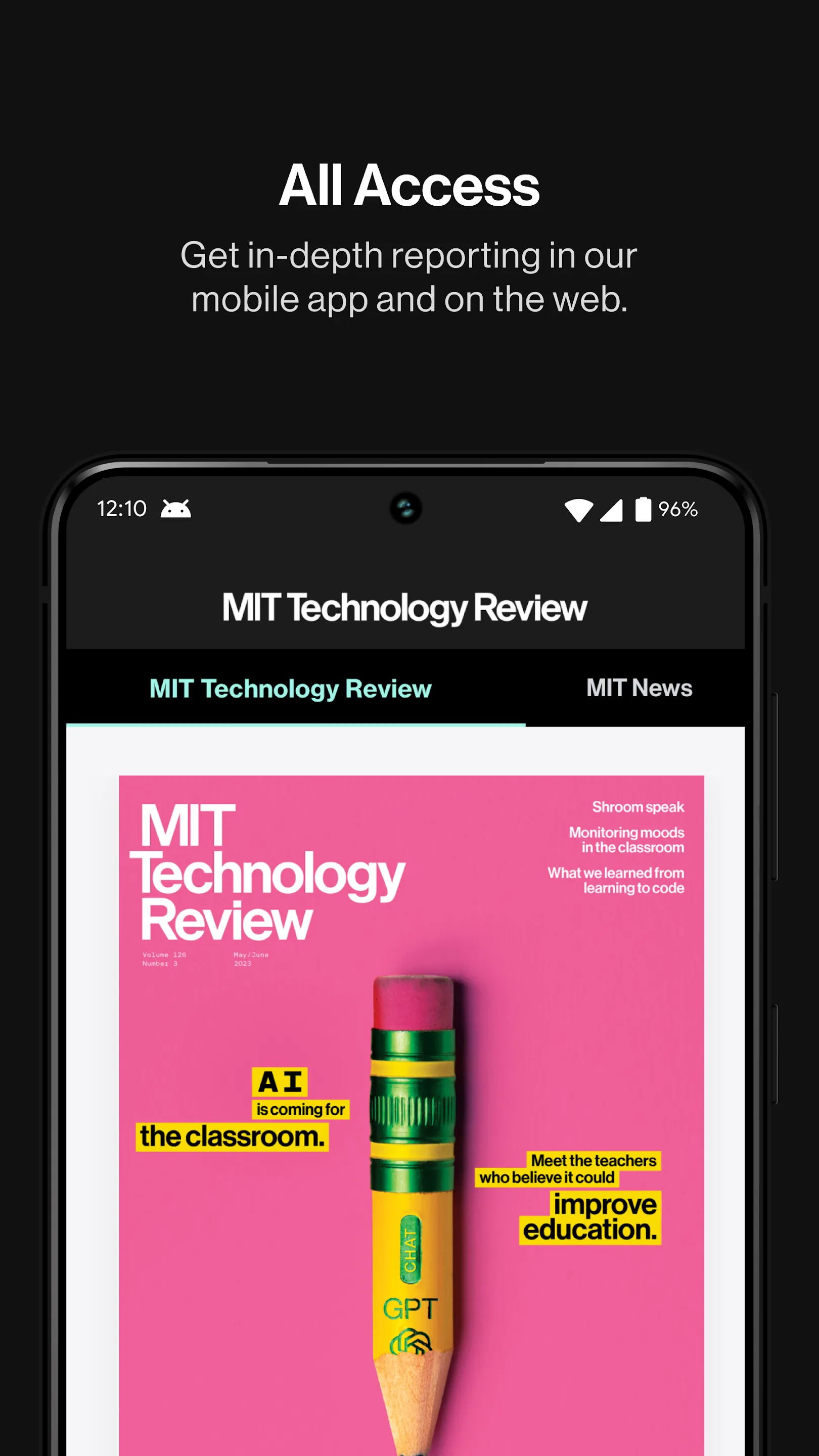 MIT Technology Review | Indus Appstore | Screenshot