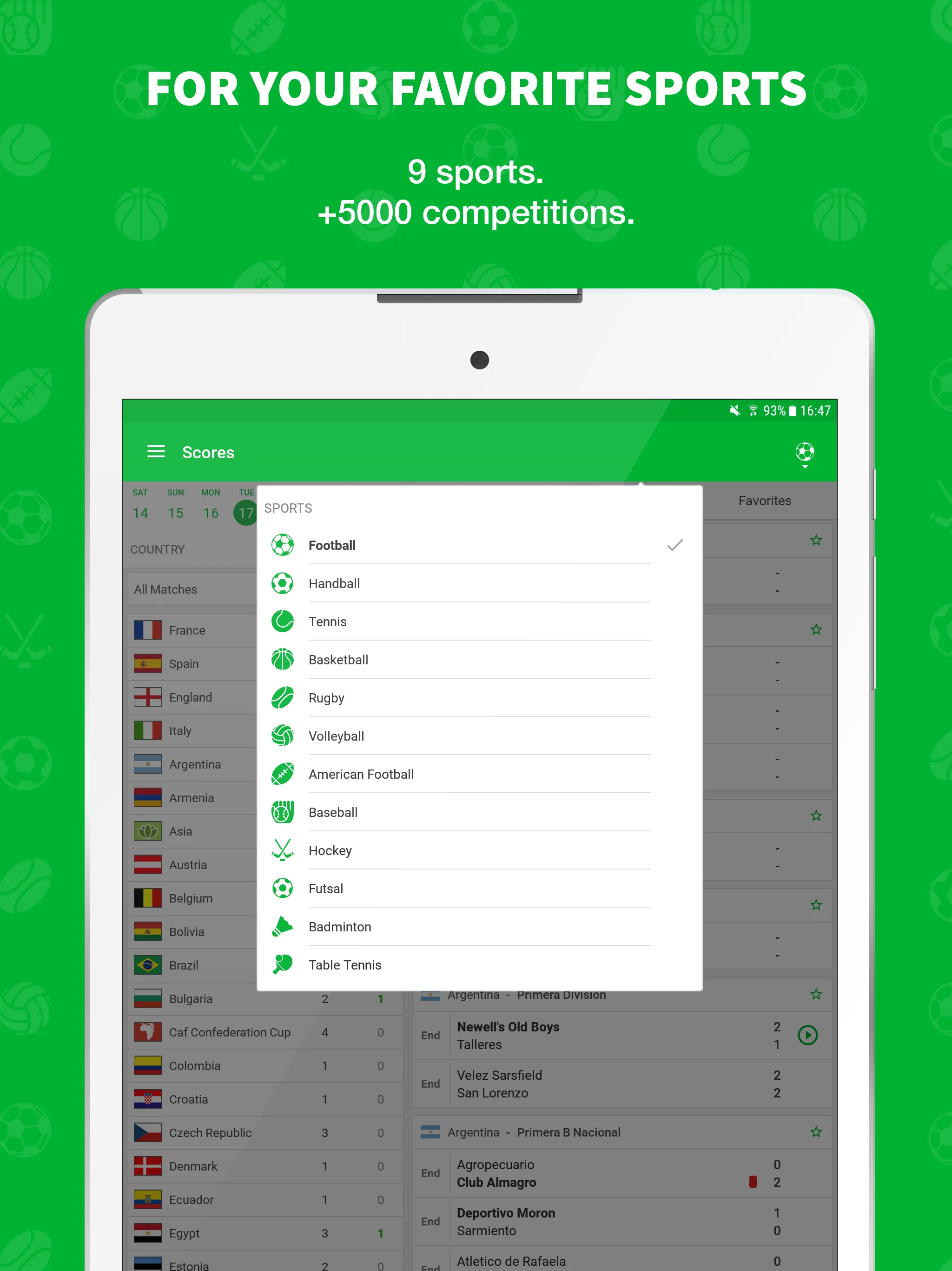 Skores - Live Scores | Indus Appstore | Screenshot