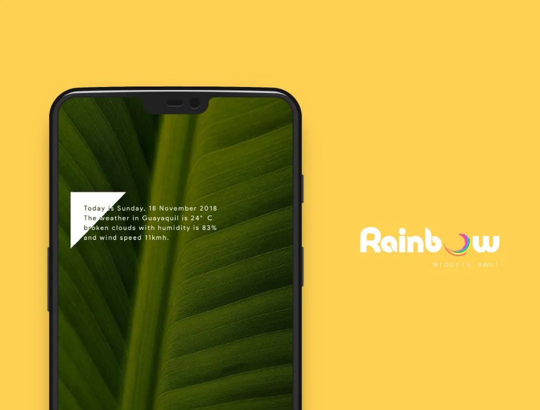 Rainbow Kwgt | Indus Appstore | Screenshot