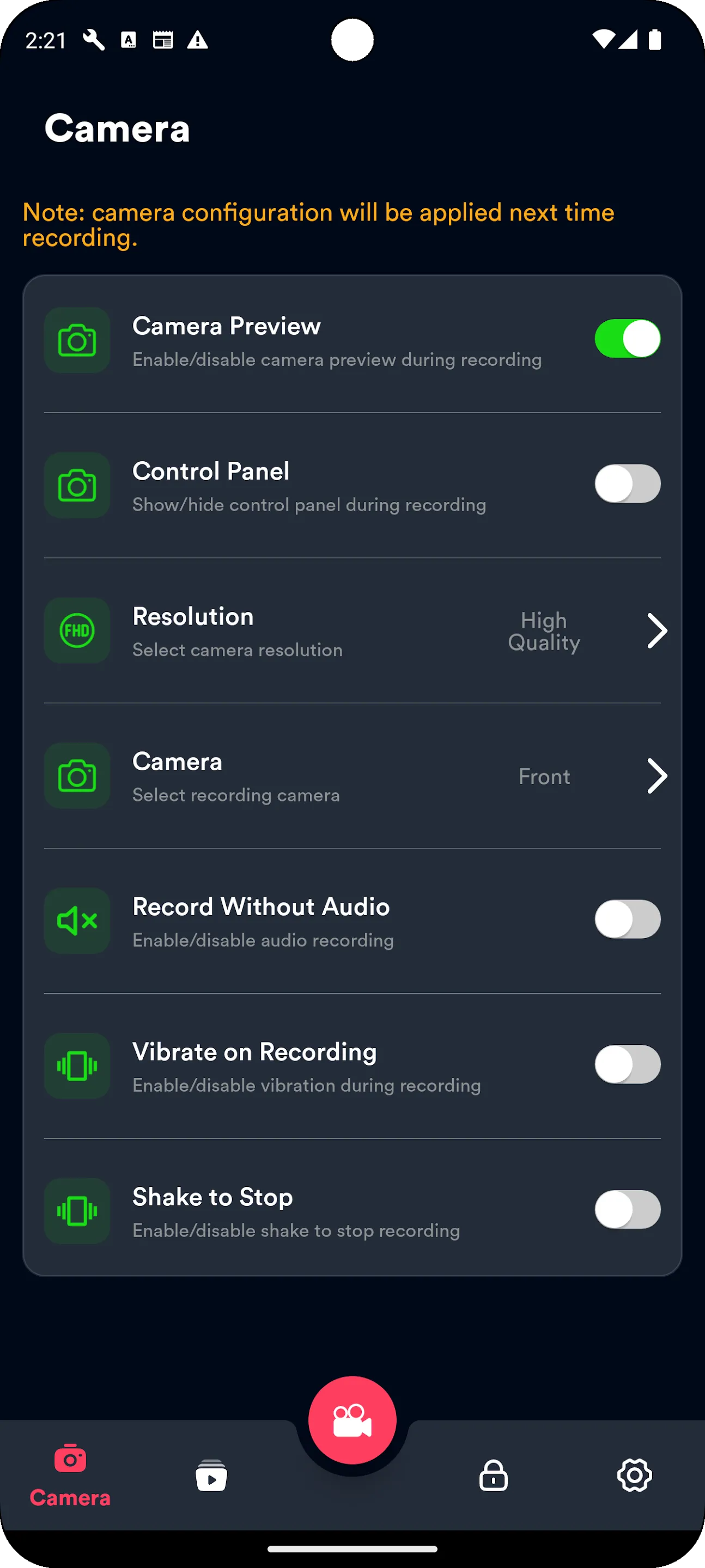 Background Camera Recorder | Indus Appstore | Screenshot