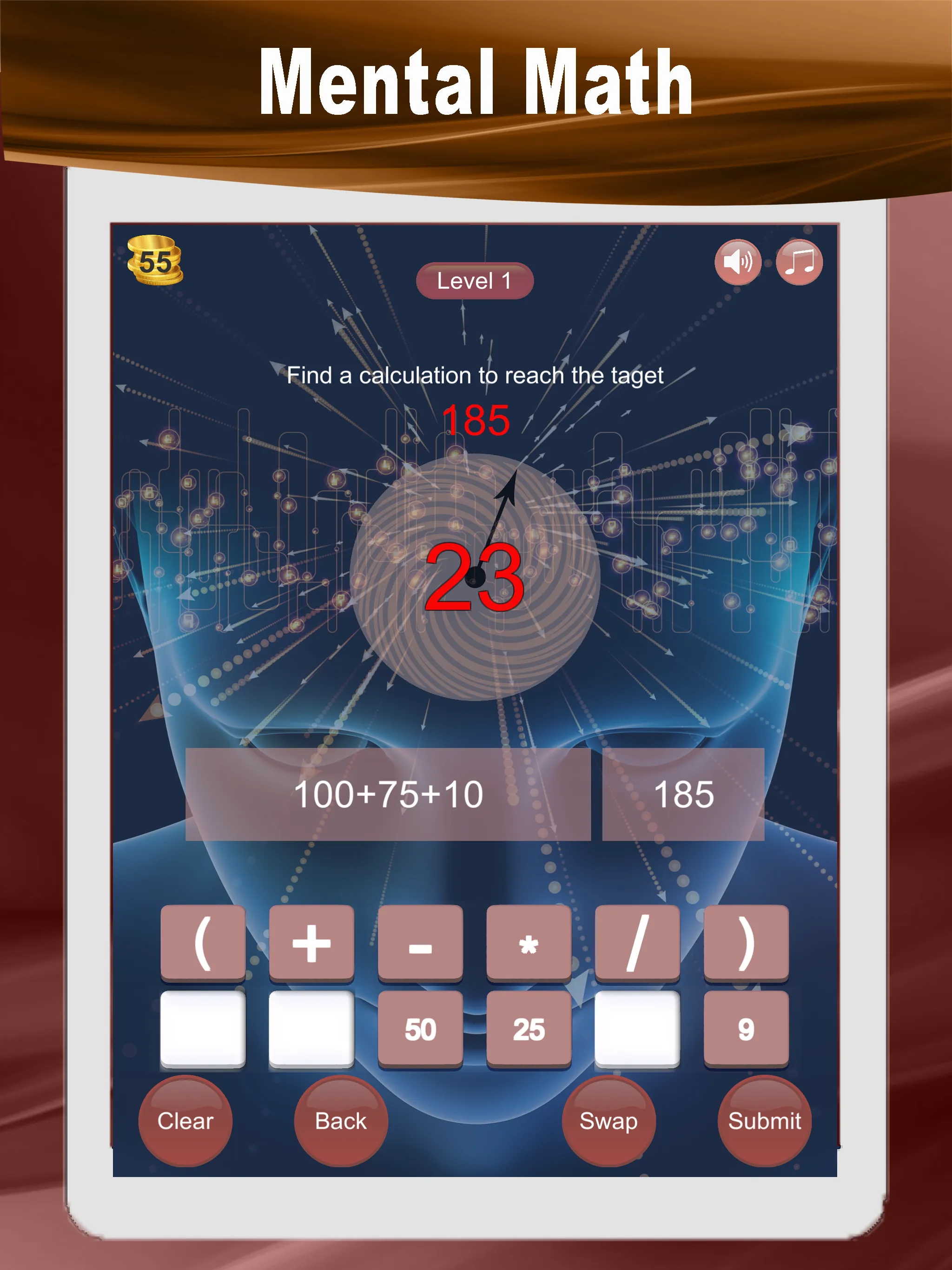 Number Scramble - Mental Math | Indus Appstore | Screenshot