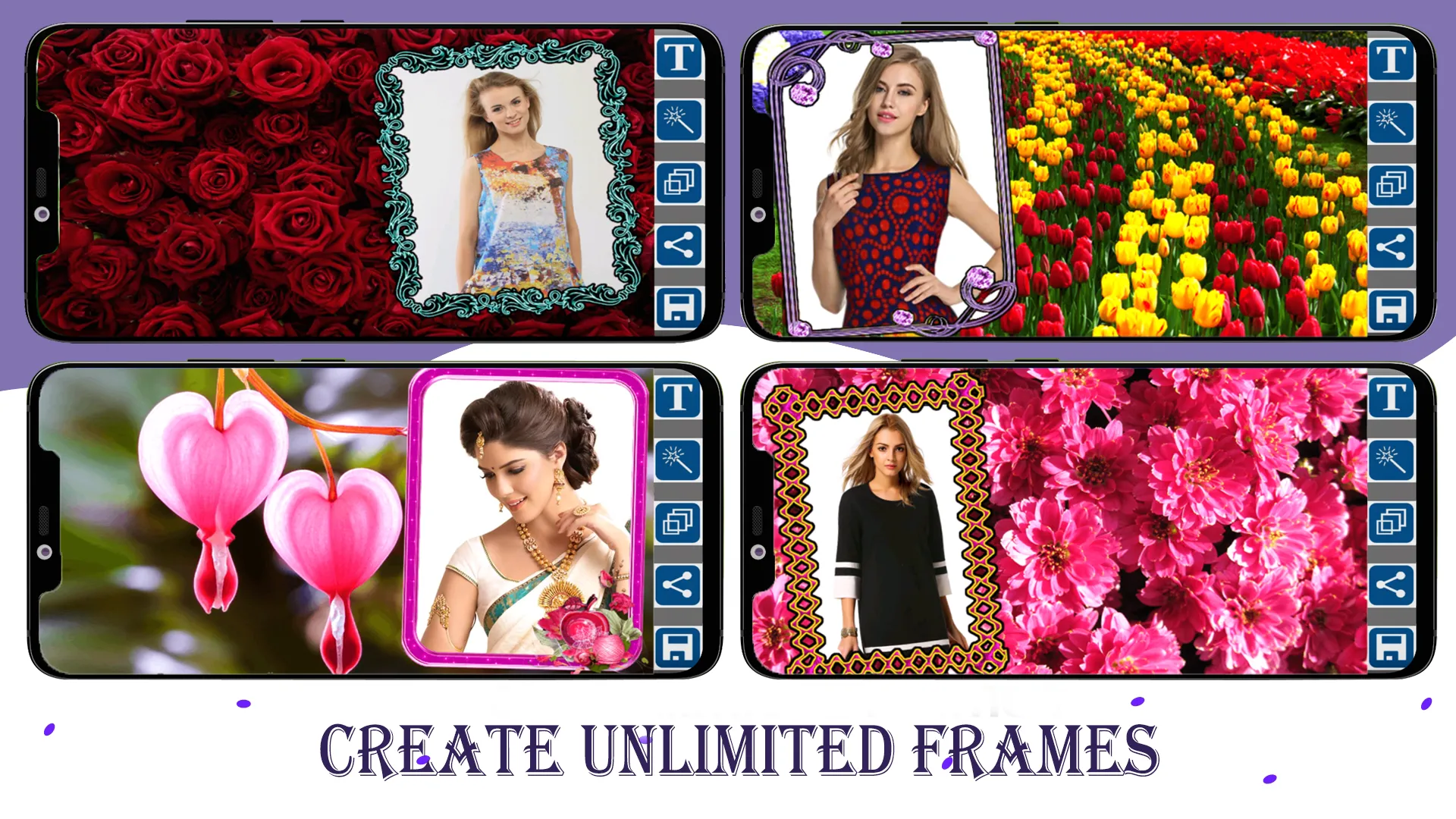 Flower Photo Frames & Effects | Indus Appstore | Screenshot