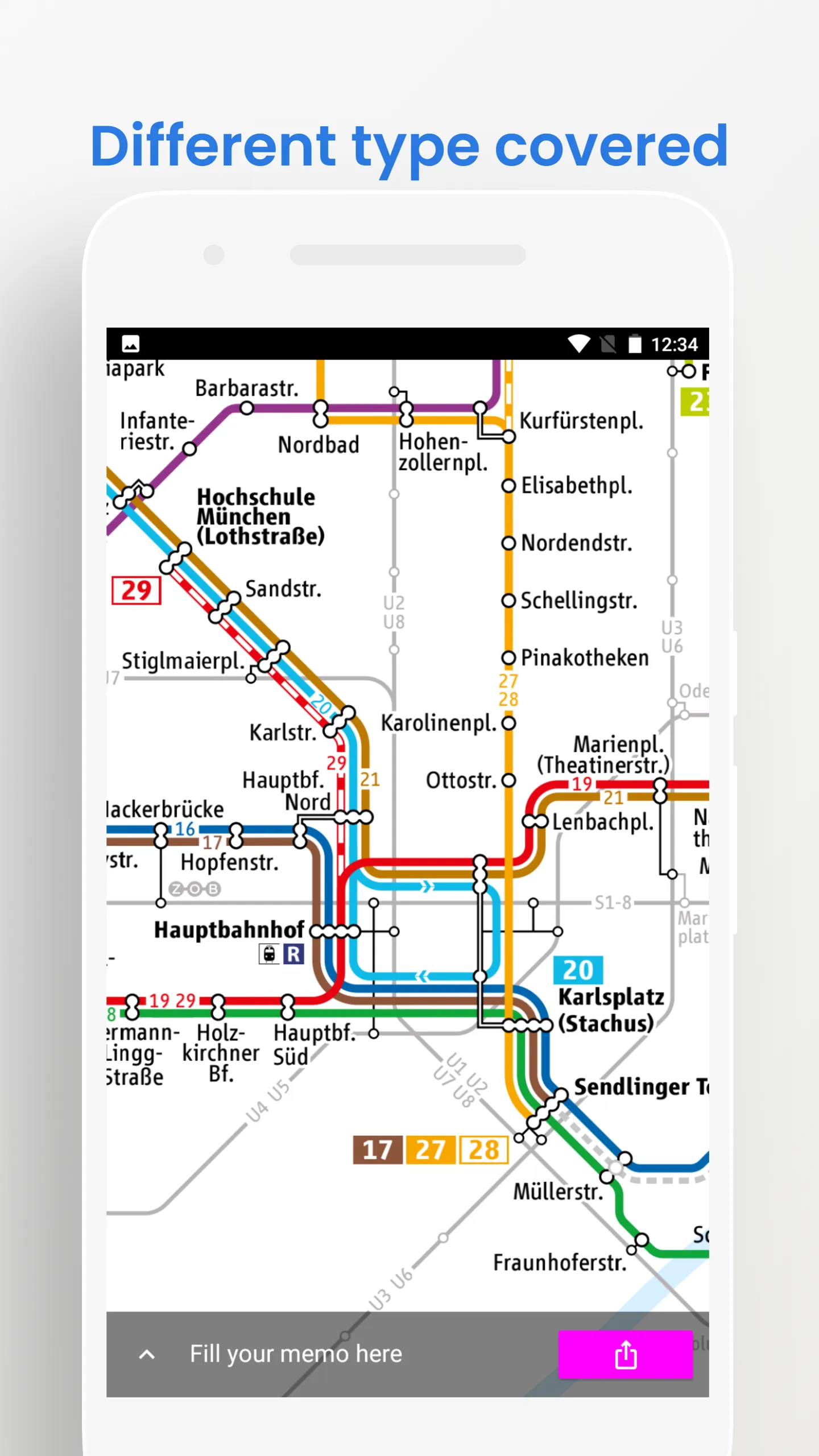 Munich Train Bus Travel Guide | Indus Appstore | Screenshot