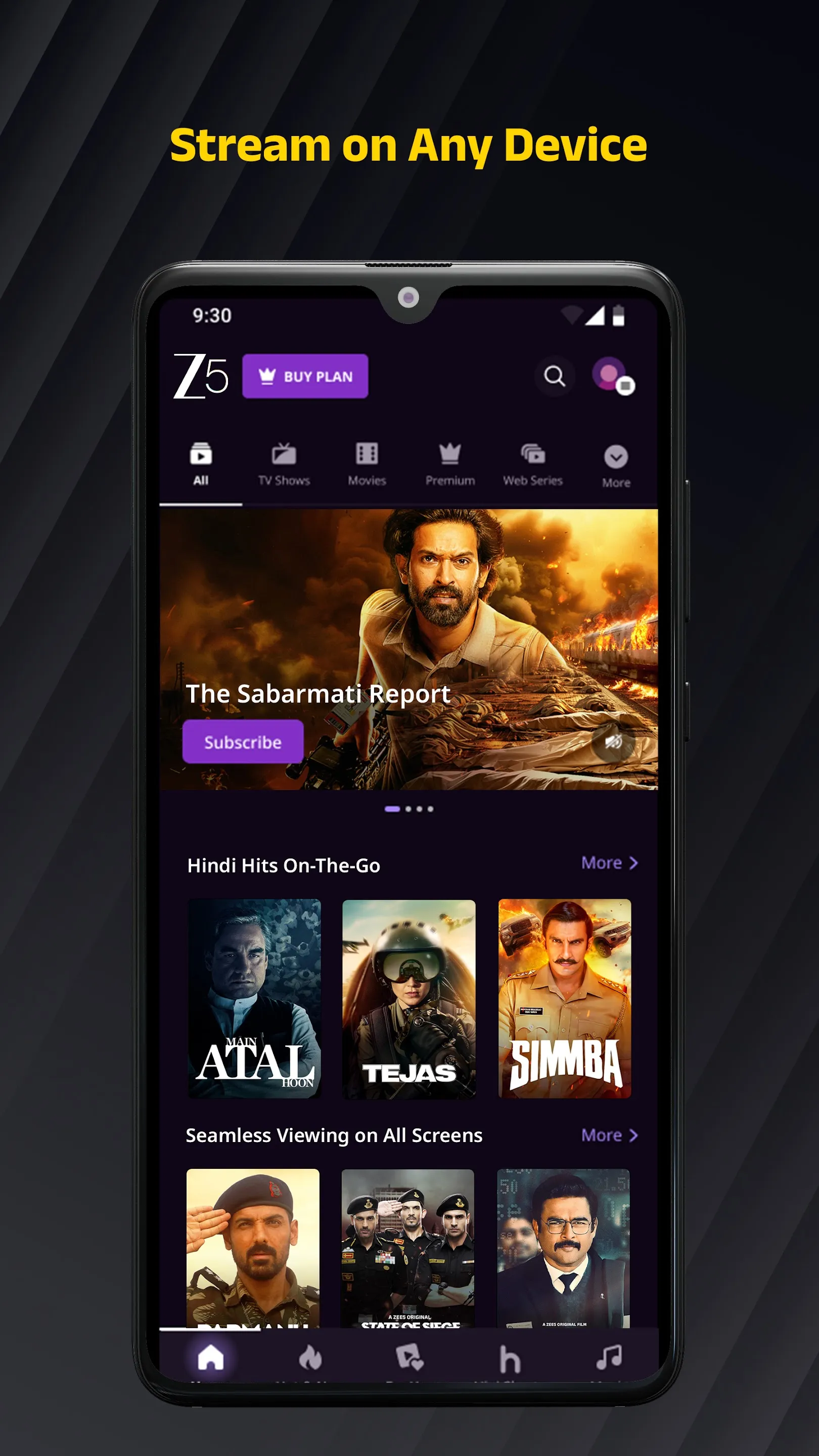 ZEE5 Movies, Web Series, Shows | Indus Appstore | Screenshot