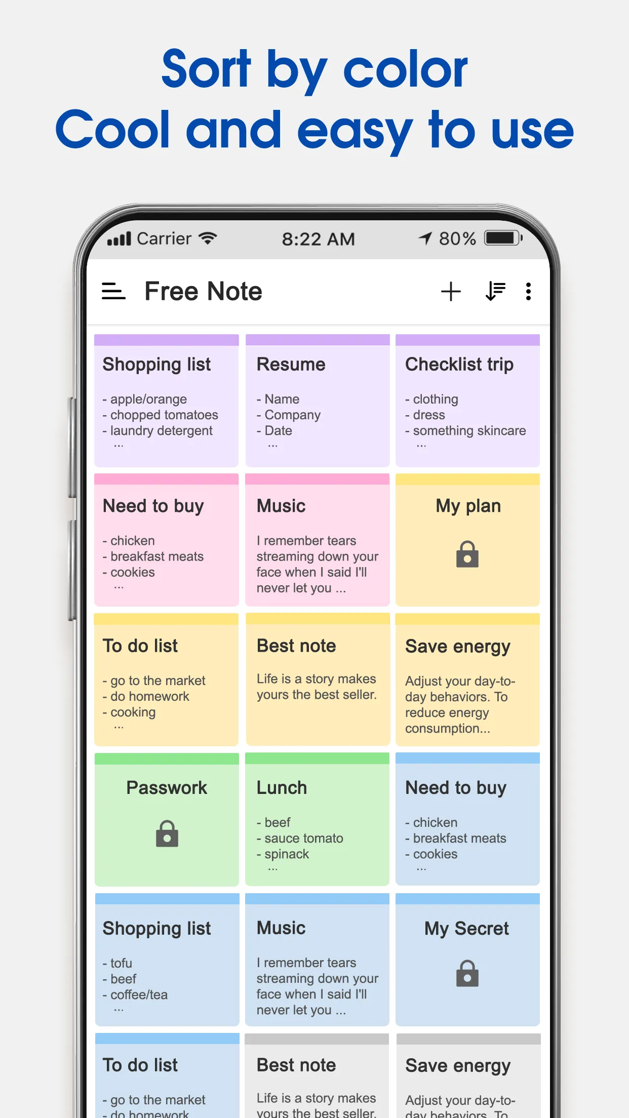 Notes - Color Notepad | Indus Appstore | Screenshot