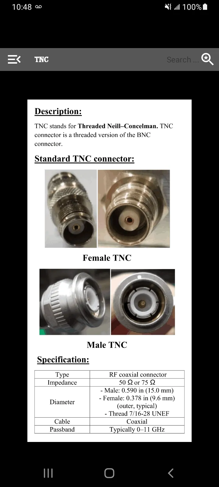 Radio Frequency Connector | Indus Appstore | Screenshot