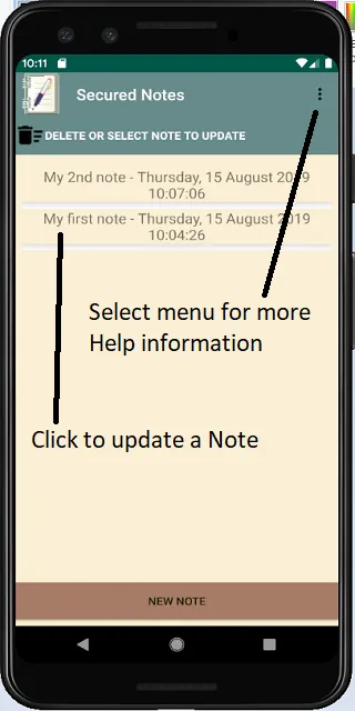 Secured Notes | Indus Appstore | Screenshot