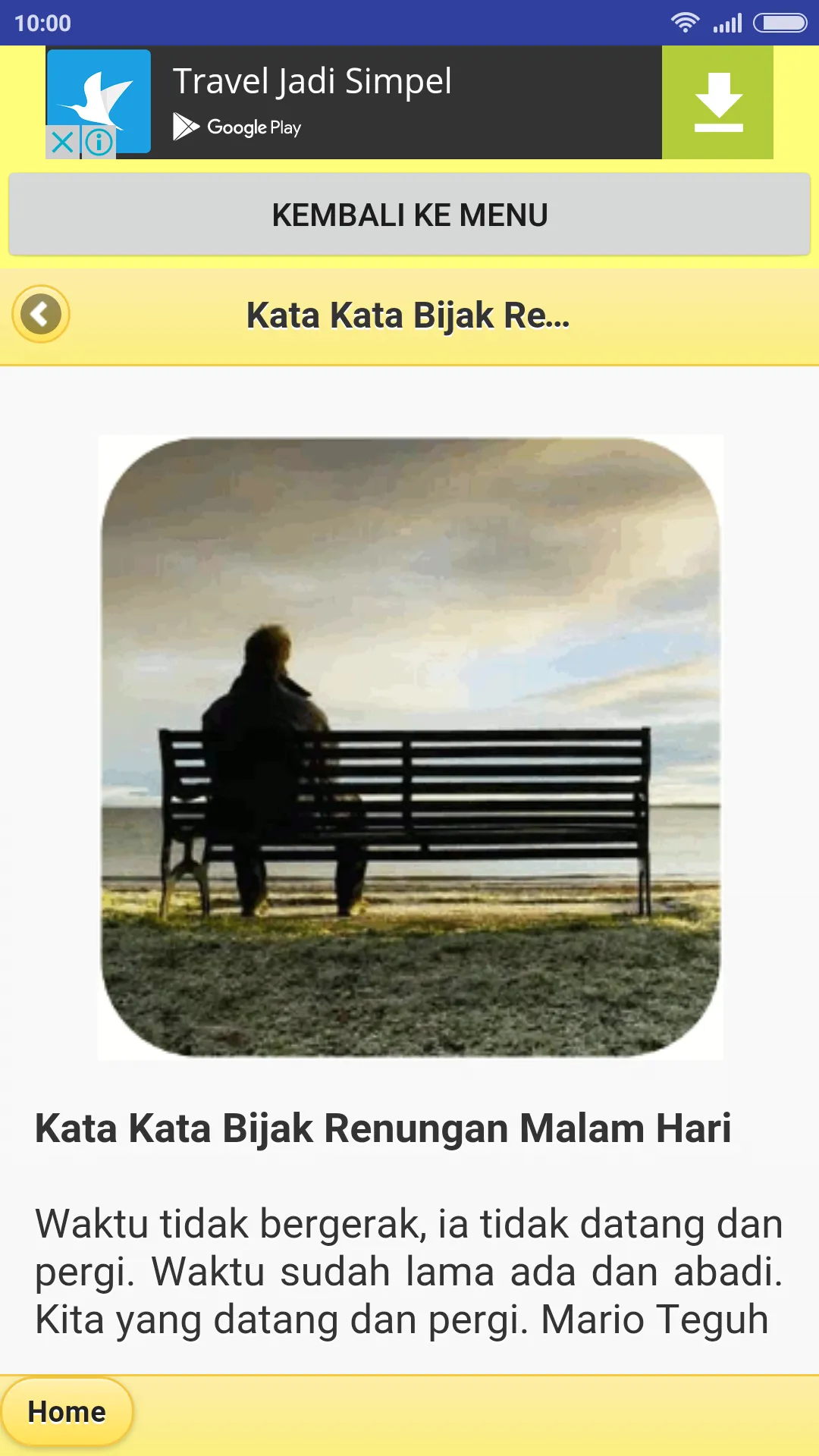 Kata Renungan Kehidupan Dunia | Indus Appstore | Screenshot