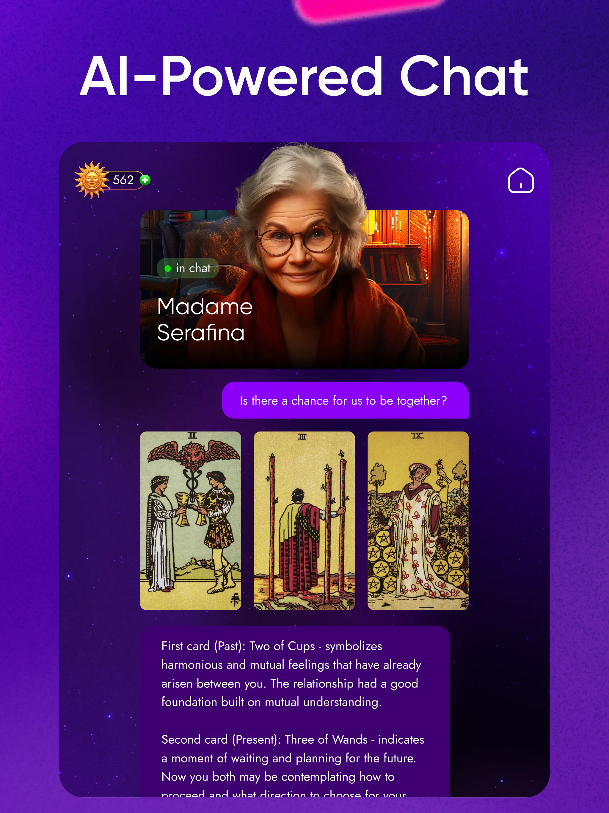 AI Tarot Card Reading | Indus Appstore | Screenshot