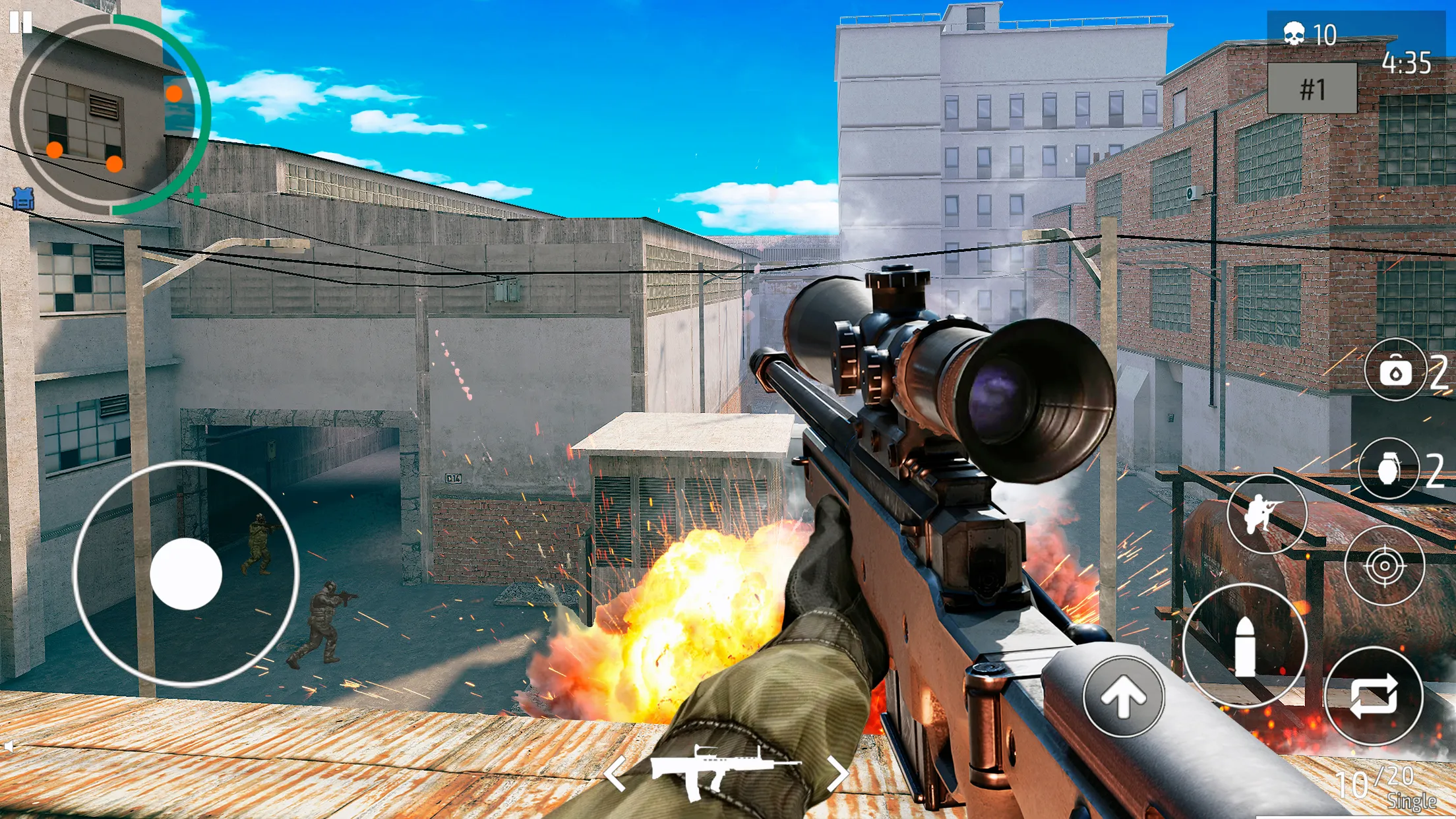 Just FPS shooter games offline | Indus Appstore | Screenshot