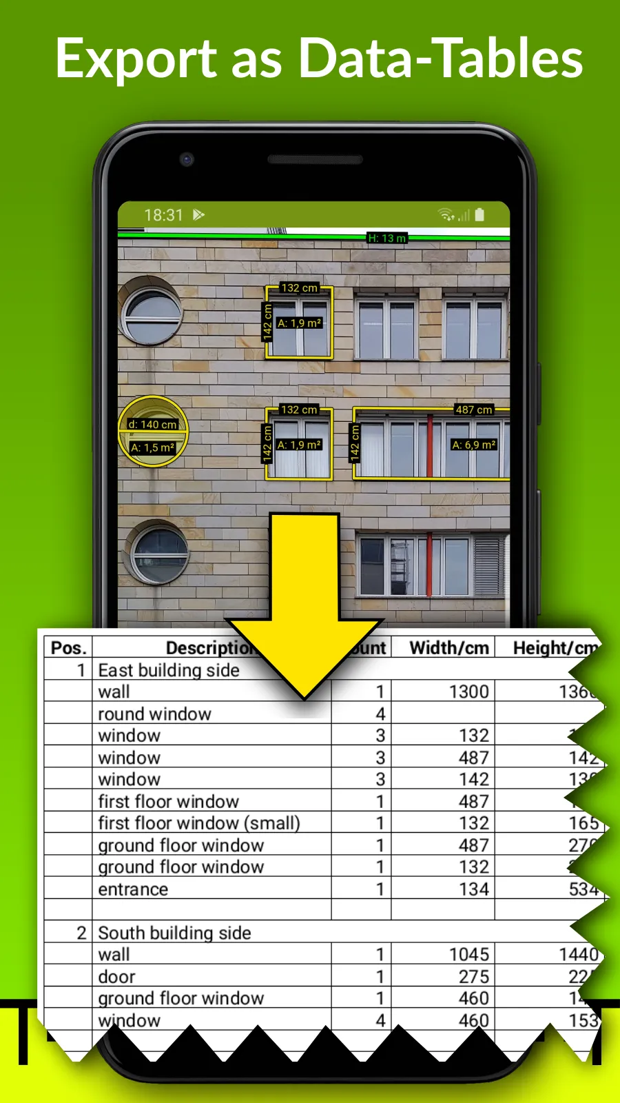 ImageMeter - photo measure | Indus Appstore | Screenshot