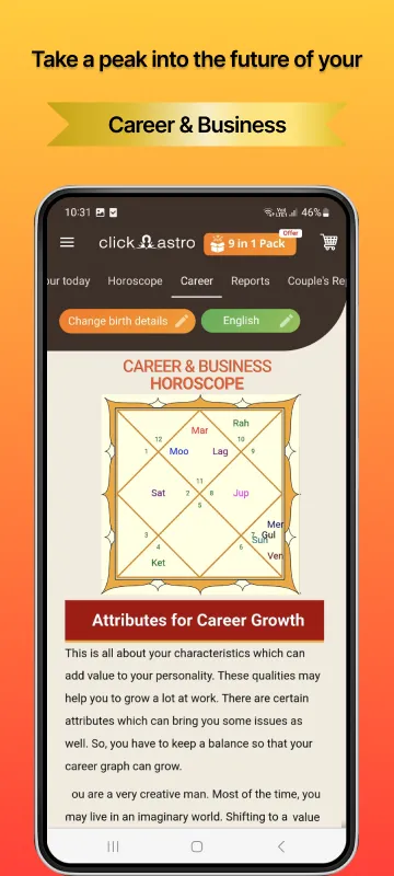 Clickastro Kundli : Astrology | Indus Appstore | Screenshot