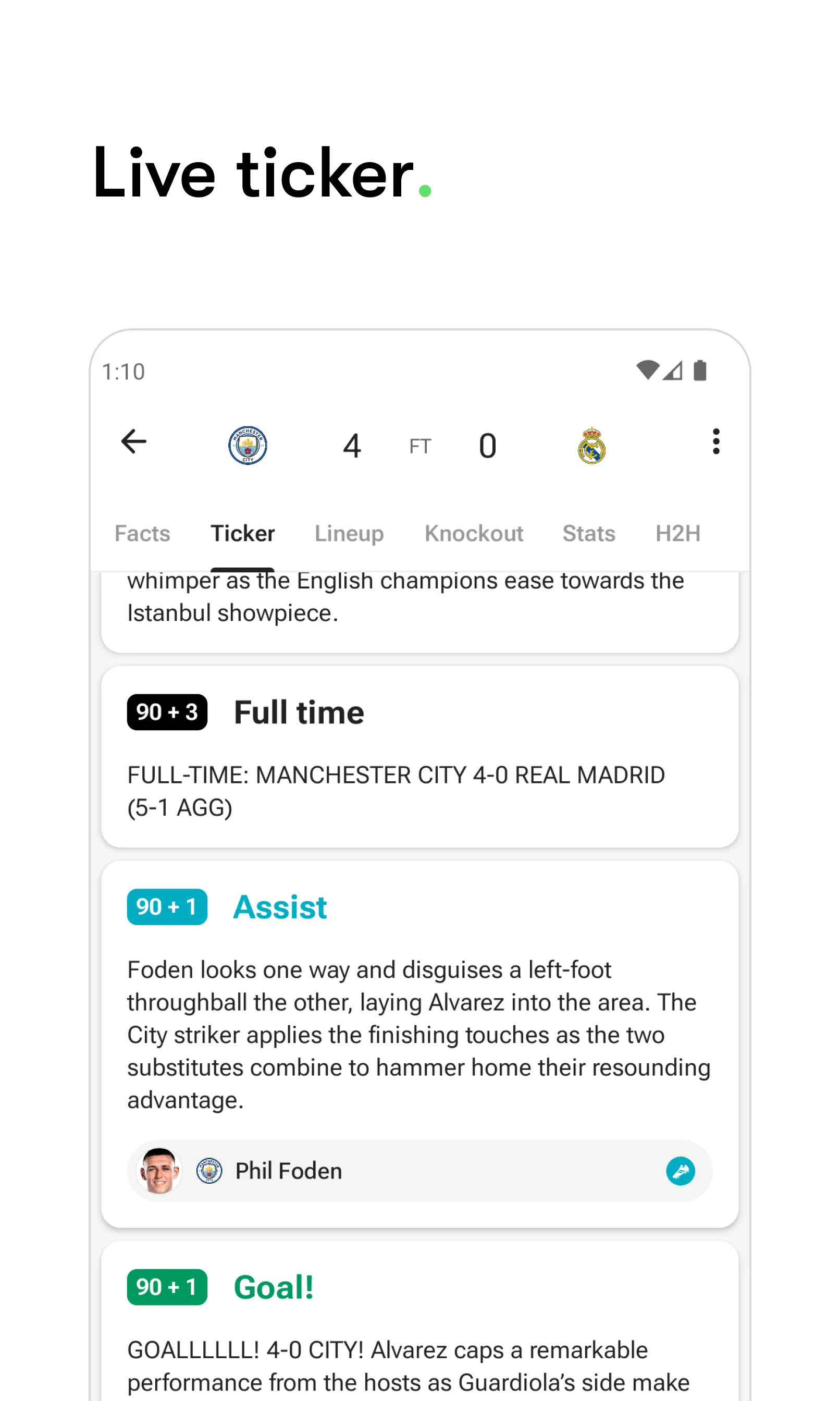 FotMob - Soccer Live Scores | Indus Appstore | Screenshot