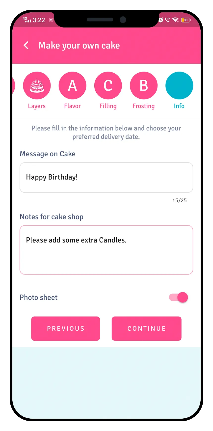 UpCake - Custom Cake Online | Indus Appstore | Screenshot