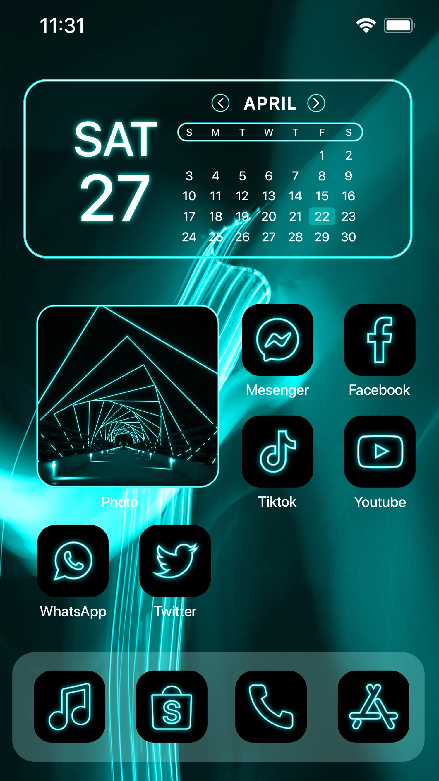 Wow Aurora Theme - Icon Pack | Indus Appstore | Screenshot