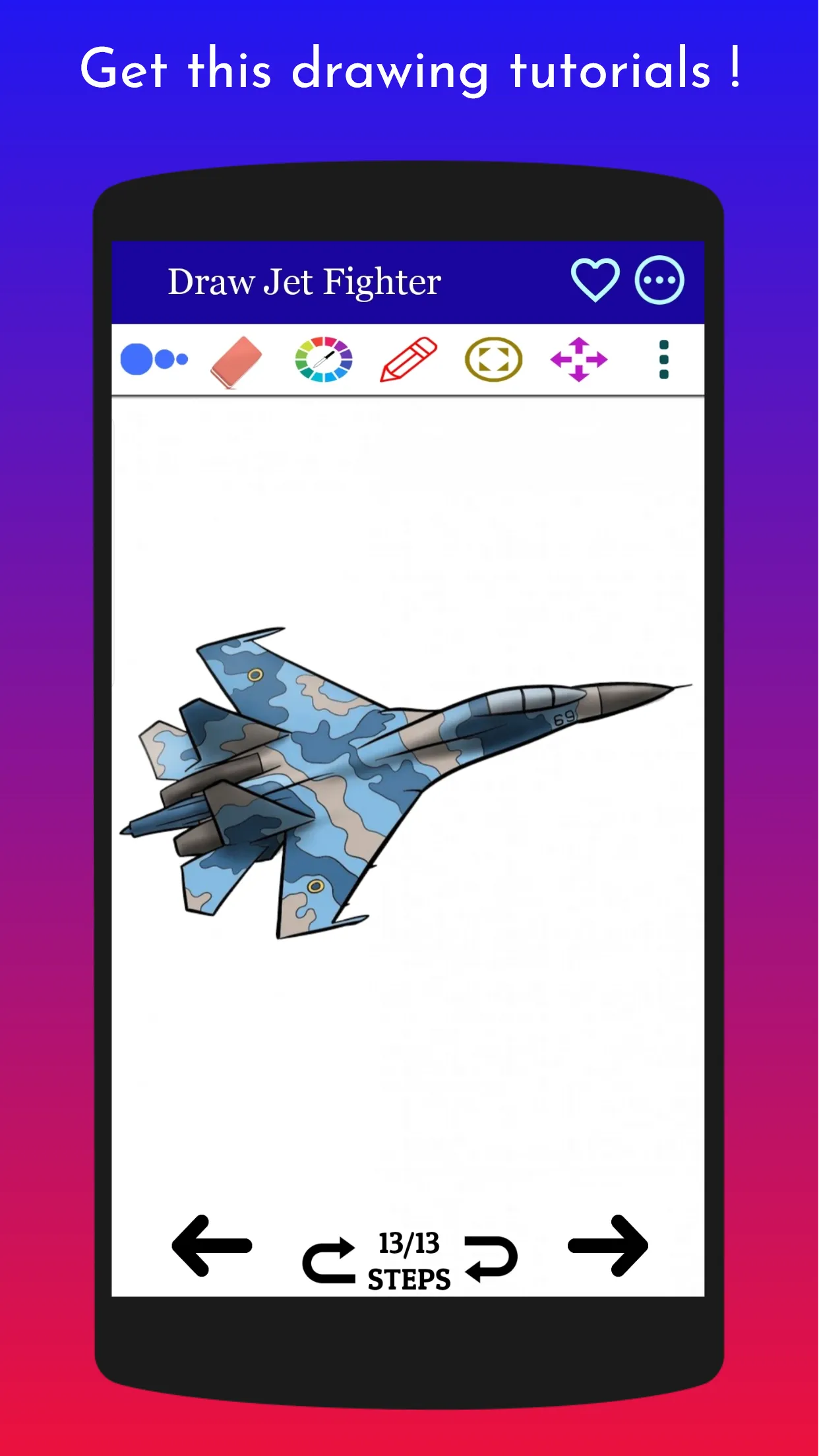 How to Draw Fighter Aircraft | Indus Appstore | Screenshot