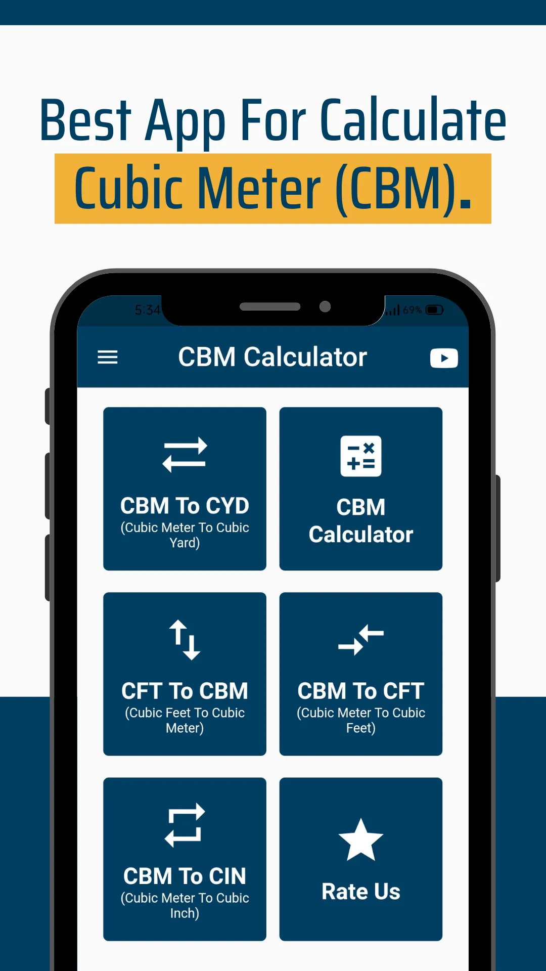 CBM Calculator | Indus Appstore | Screenshot