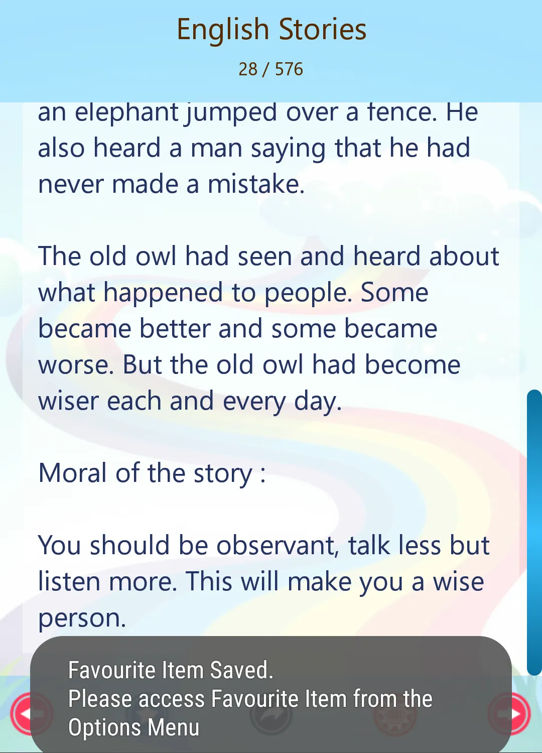 English Tales: Moral Stories | Indus Appstore | Screenshot